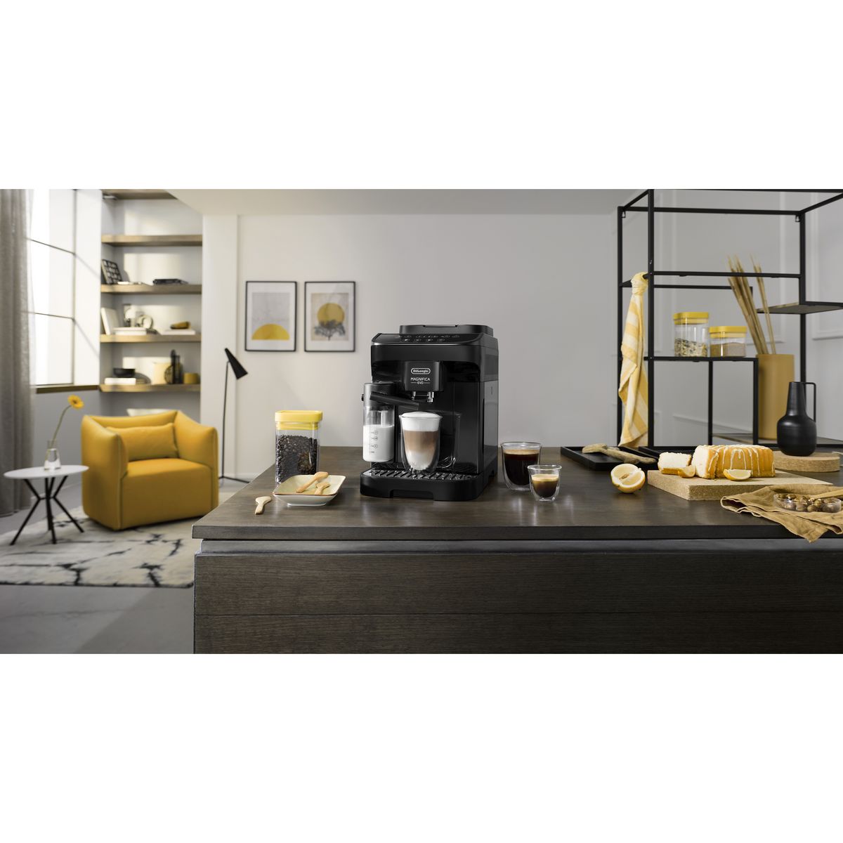 DELONGHI Machine a expresso avec broyeur ECAM 290.51.B - Noir