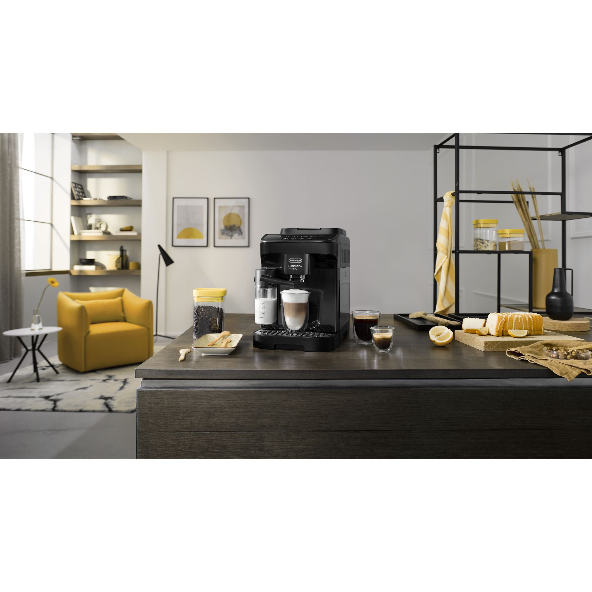 Voir la diapositive 4 : DELONGHI Machine a expresso avec broyeur ECAM 290.51.B - Noir