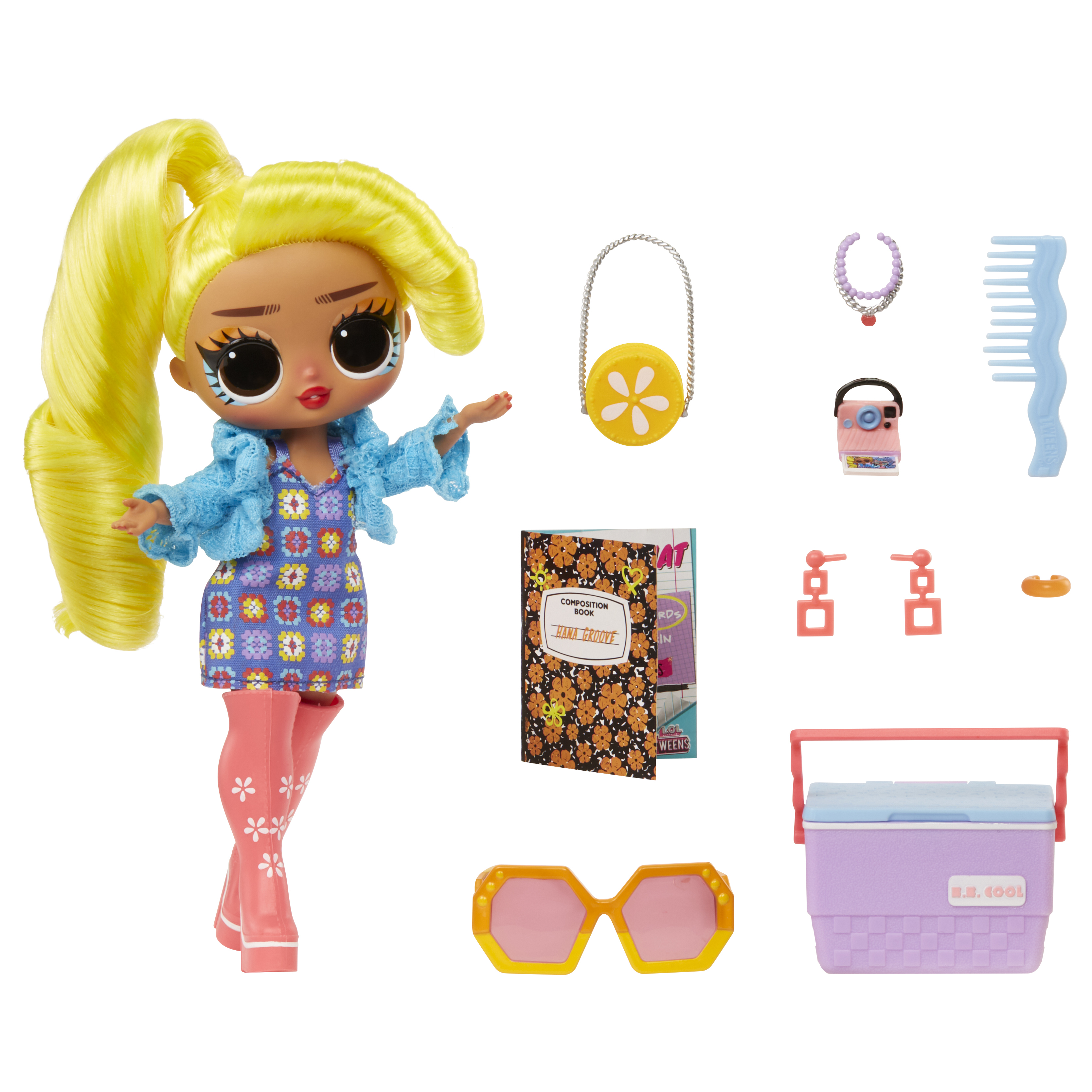 Voir la diapositive 3 : MGA Poupée LOL Surprise Tweens 17cm et accessoires - Hana Groove