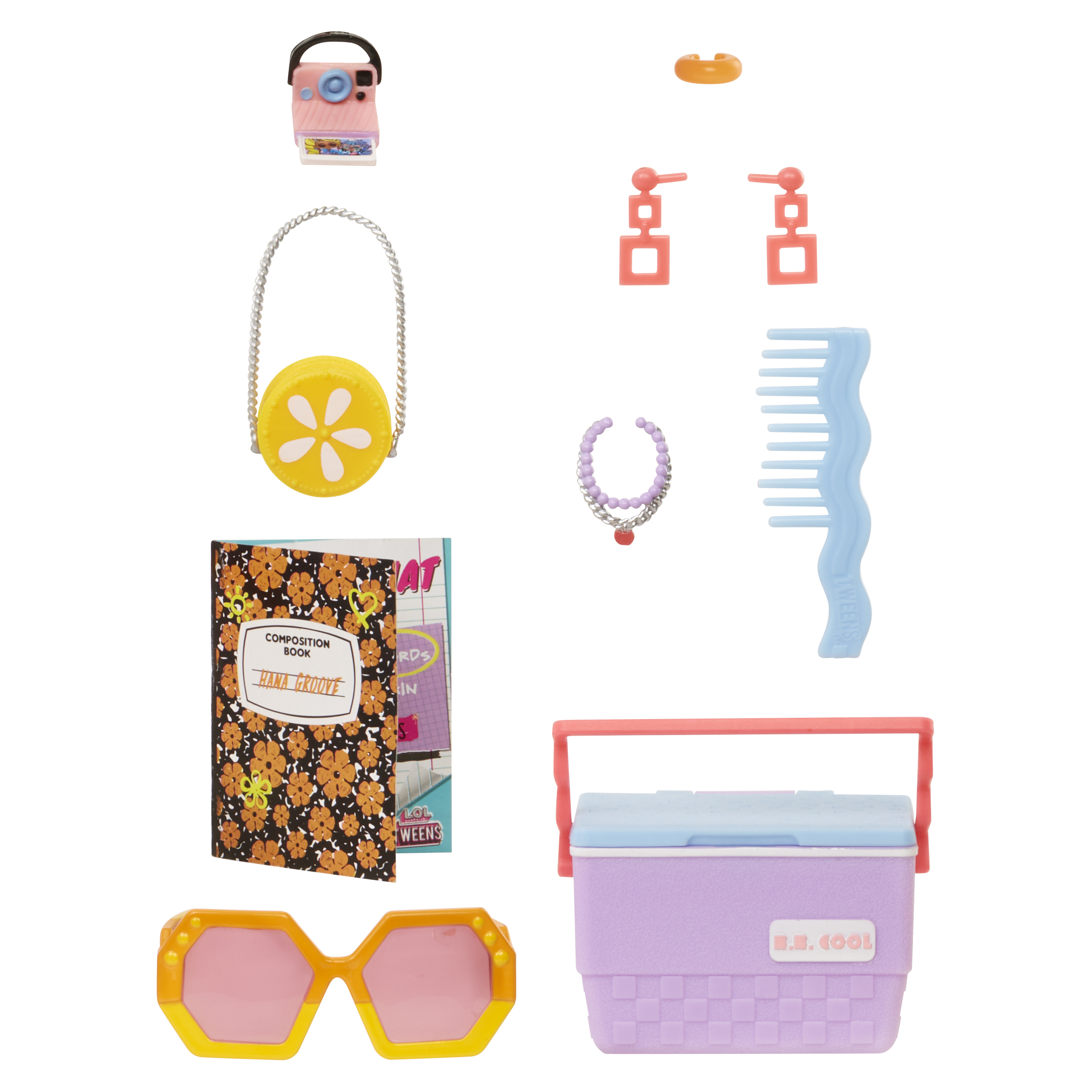 Voir la diapositive 4 : MGA Poupée LOL Surprise Tweens 17cm et accessoires - Hana Groove