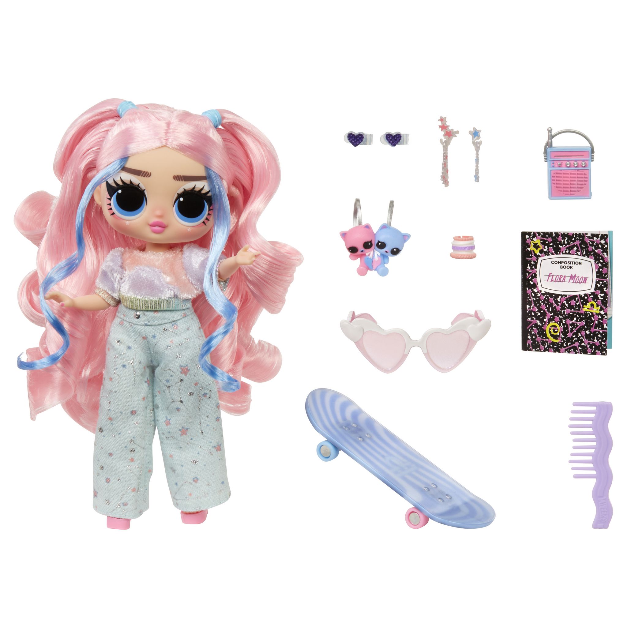 Voir la diapositive 3 : MGA Poupée LOL Surprise Tweens 17cm et accessoires - Flora Moon