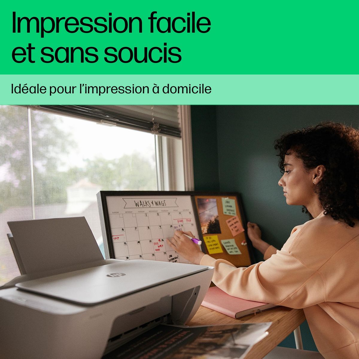 HP Imprimante Tout-en-un DESKJET 2821E - 3 mois d' Instant ink inclus avec HP+ - Blanc