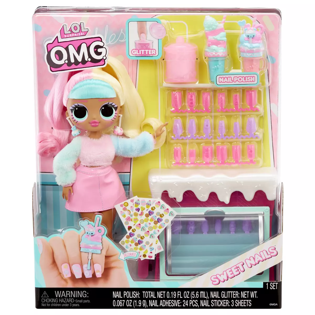 MGA Figurine LOL Surprise OMG Sweet Nails