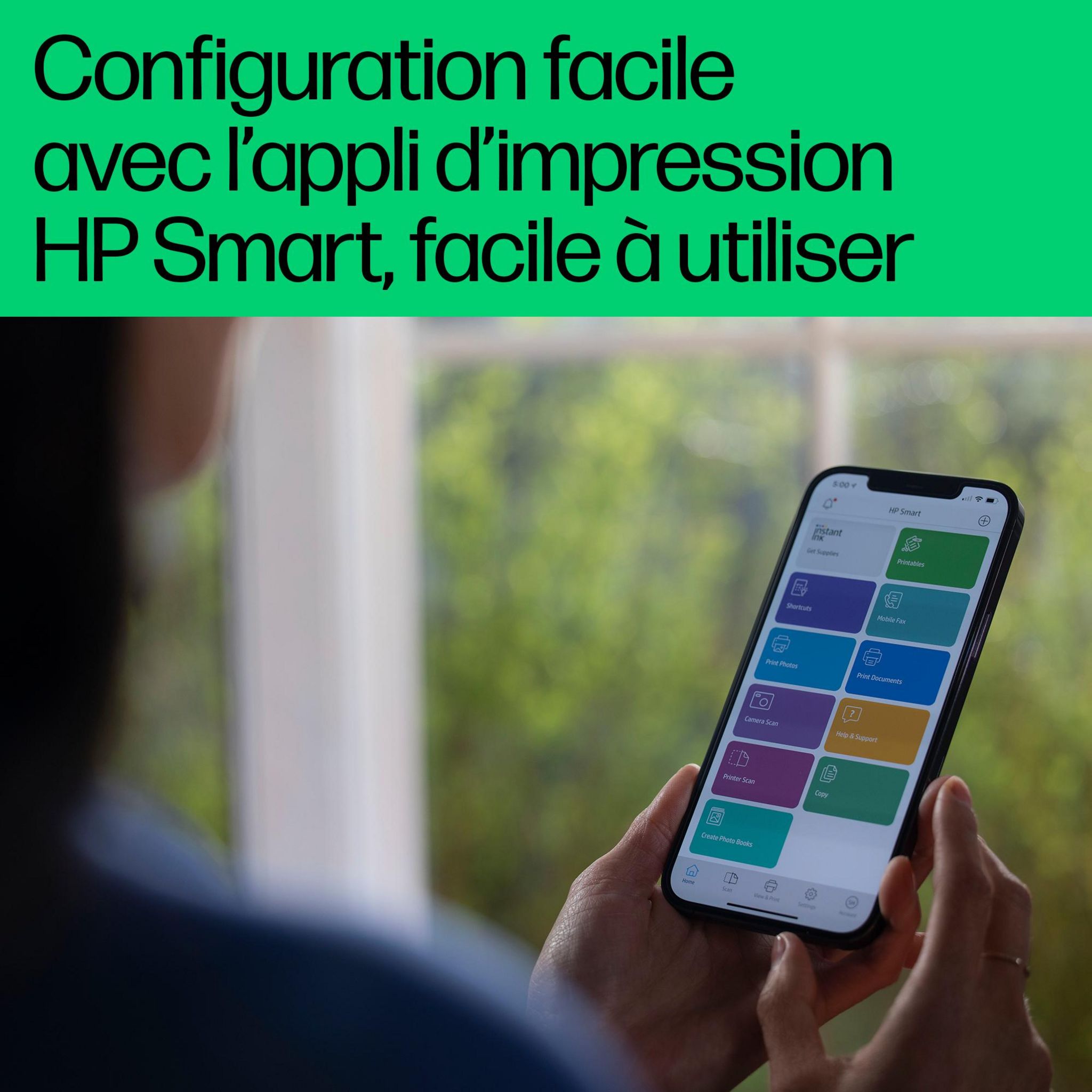 Voir la diapositive 4 : HP Imprimante Tout-en-un DESKJET 4222E - 3 mois d' Instant ink inclus avec HP+