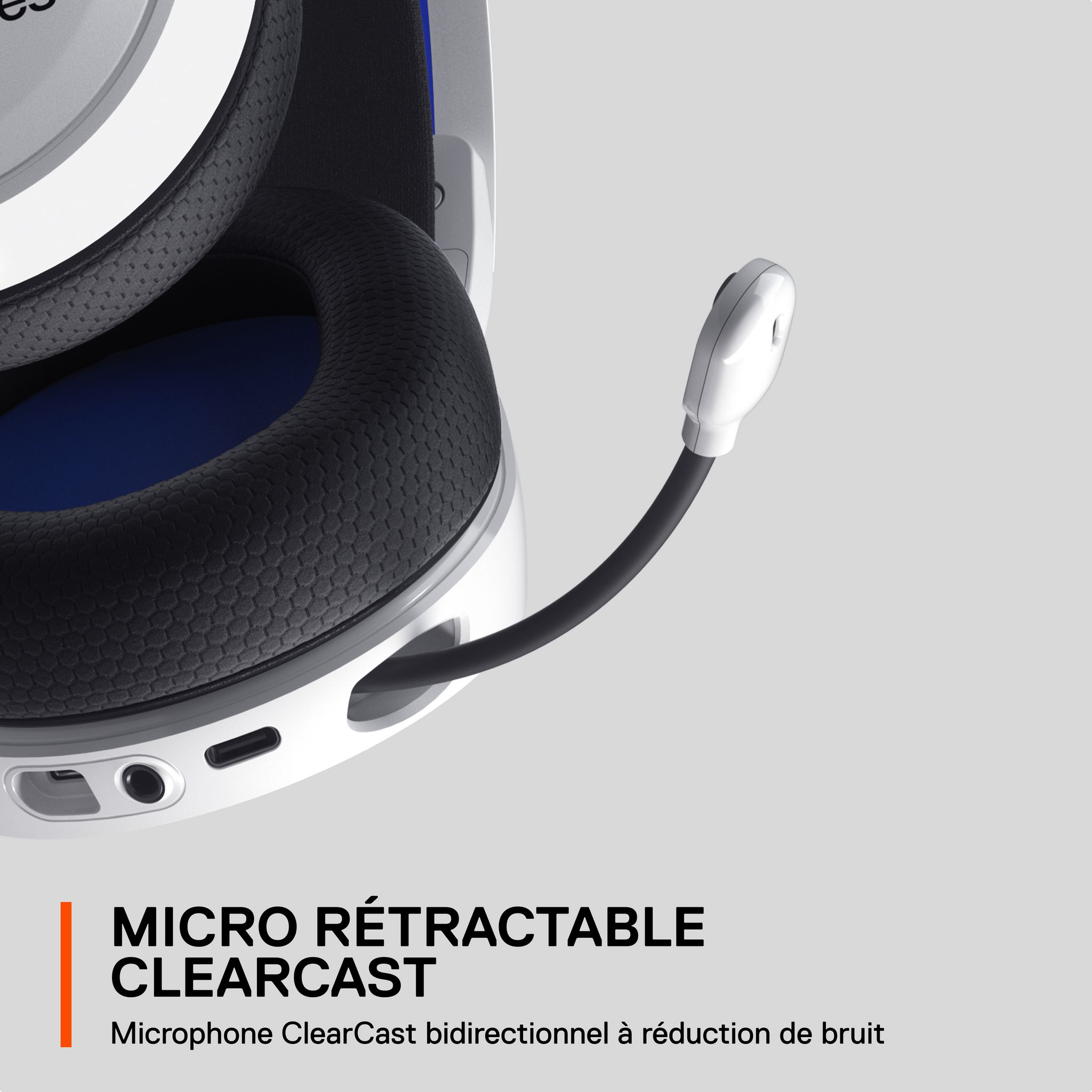 Voir la diapositive 5 : Casque Gaming Bluetooth Arctis 7P+ Blanc Multiplateforme