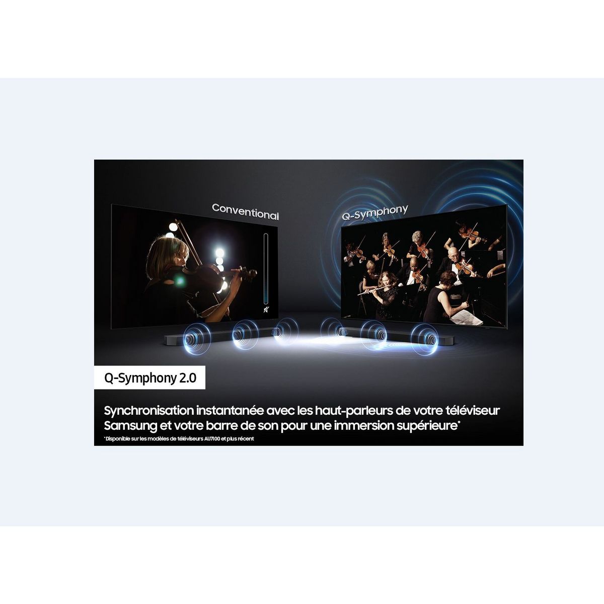 SAMSUNG HW-S60B Barre de son 5.0 Caisson de basse intégré