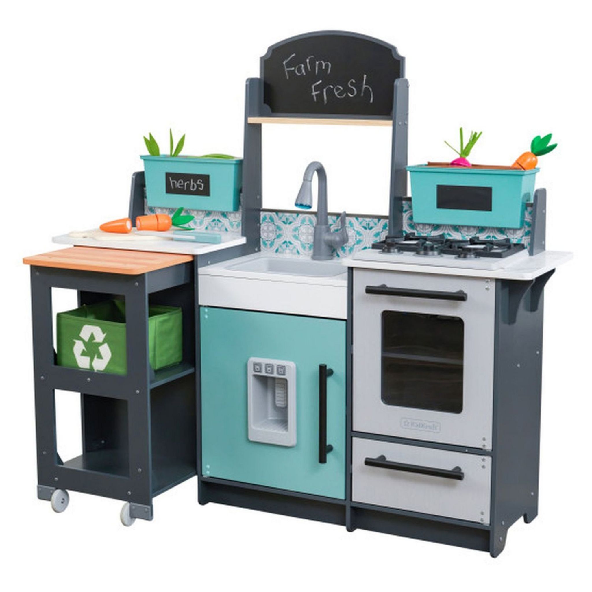 Voir la diapositive 3 : KIDKRAFT Cuisine en bois Garden Gourmet