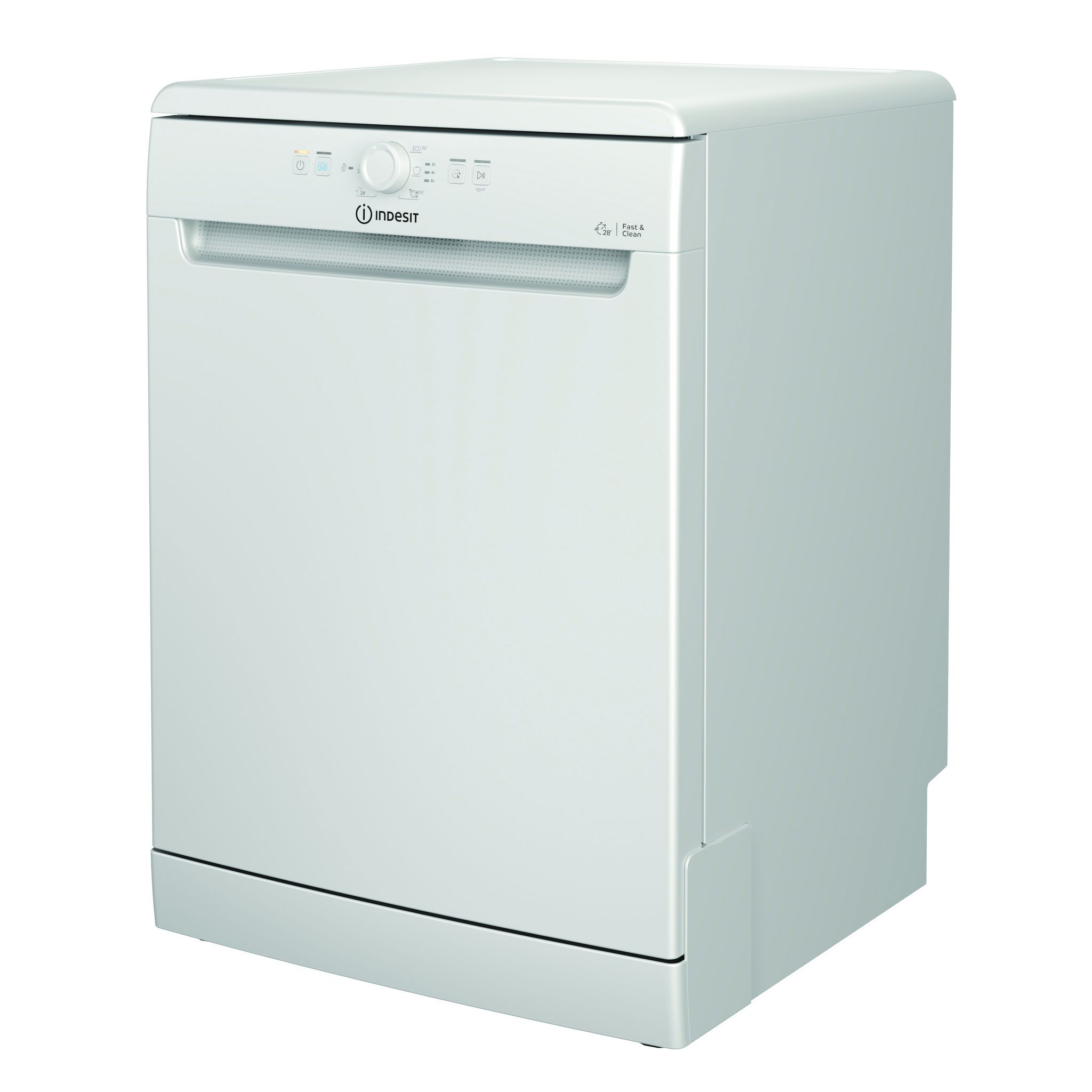 Voir la diapositive 2 : INDESIT Lave vaisselle pose libre D2FHK26, 14 couverts, 60 cm, 46 dB, 6 programmes