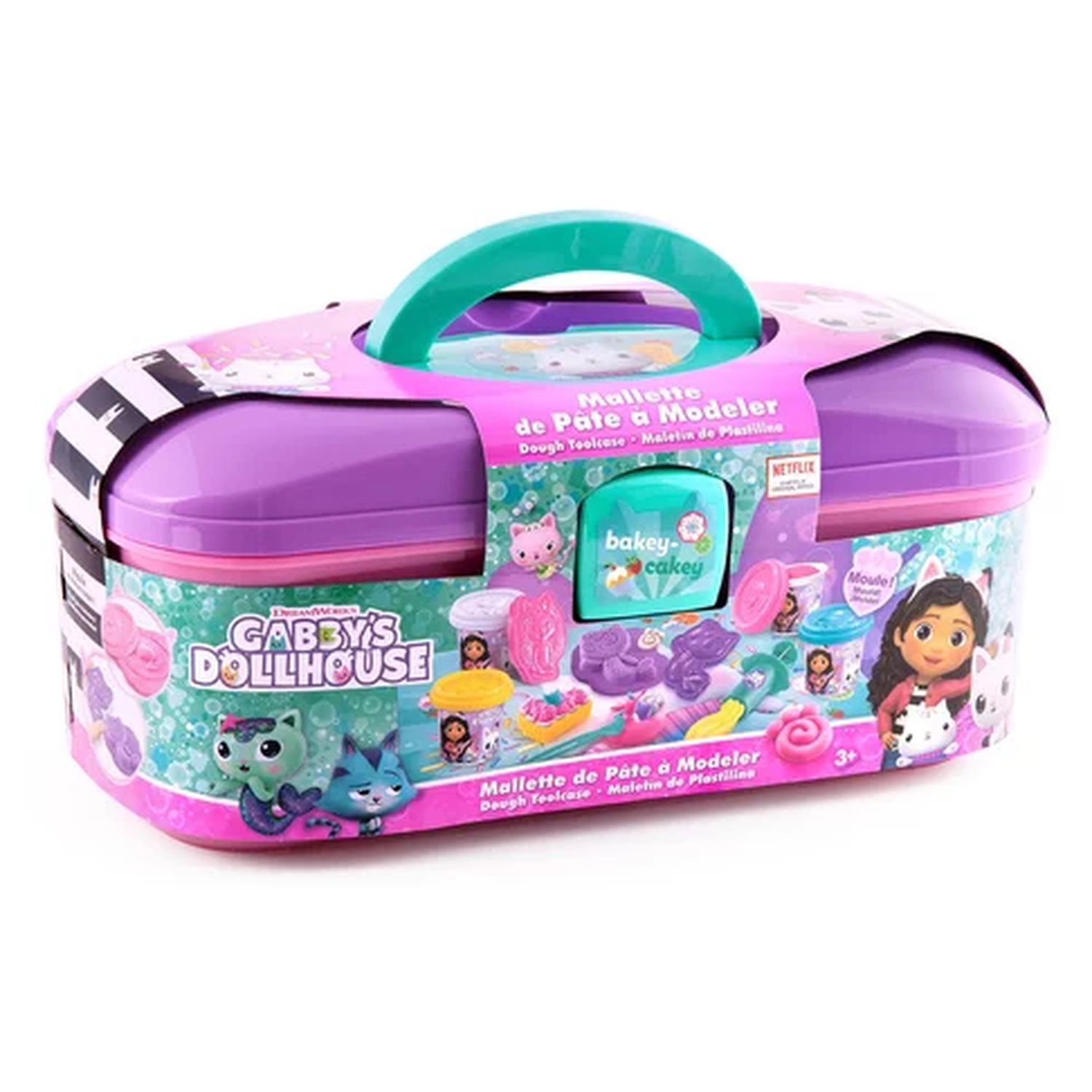 Voir la diapositive 2 : CANAL TOYS Malette Pâte à Modeler Gabby et la maison magique
