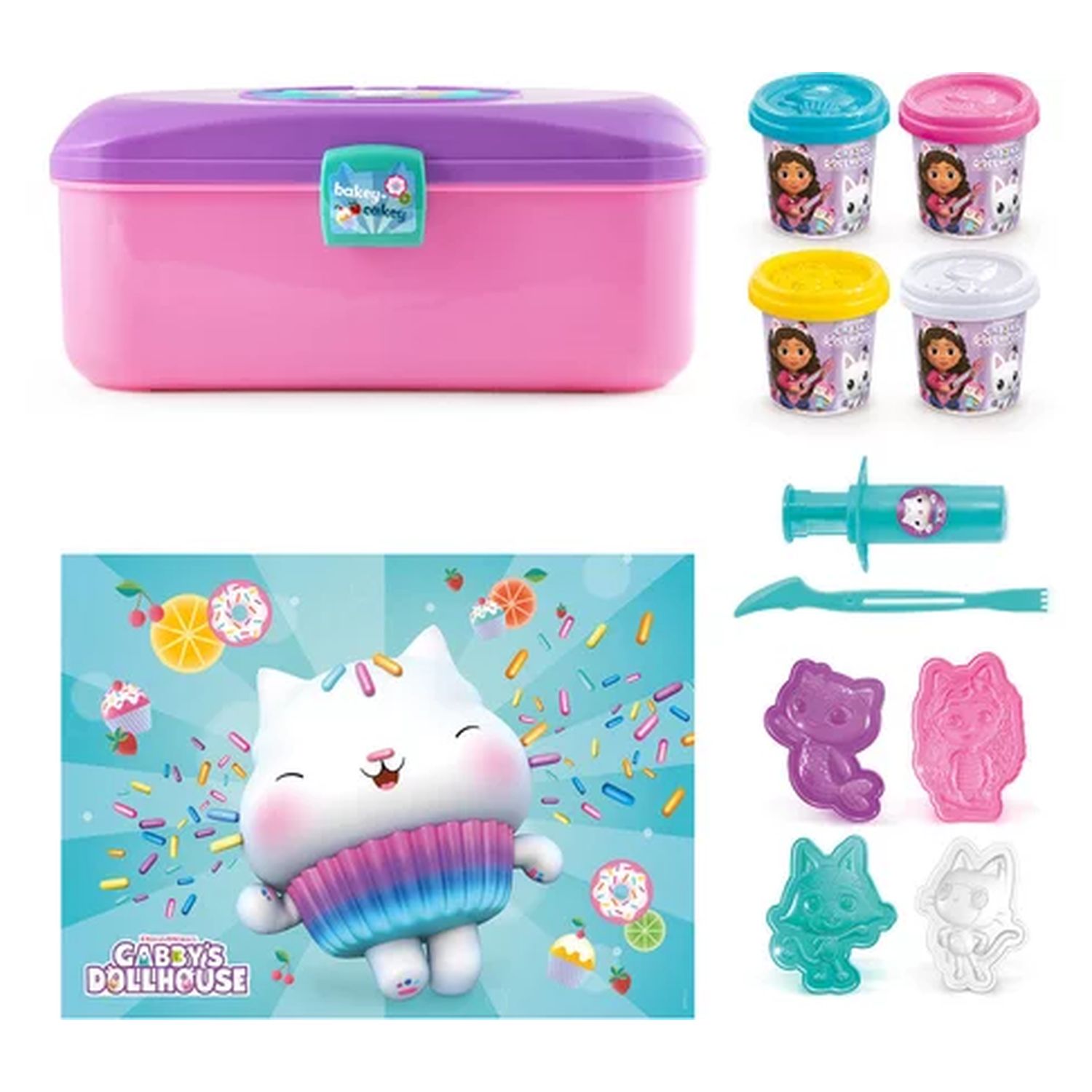 Voir la diapositive 4 : CANAL TOYS Malette Pâte à Modeler Gabby et la maison magique