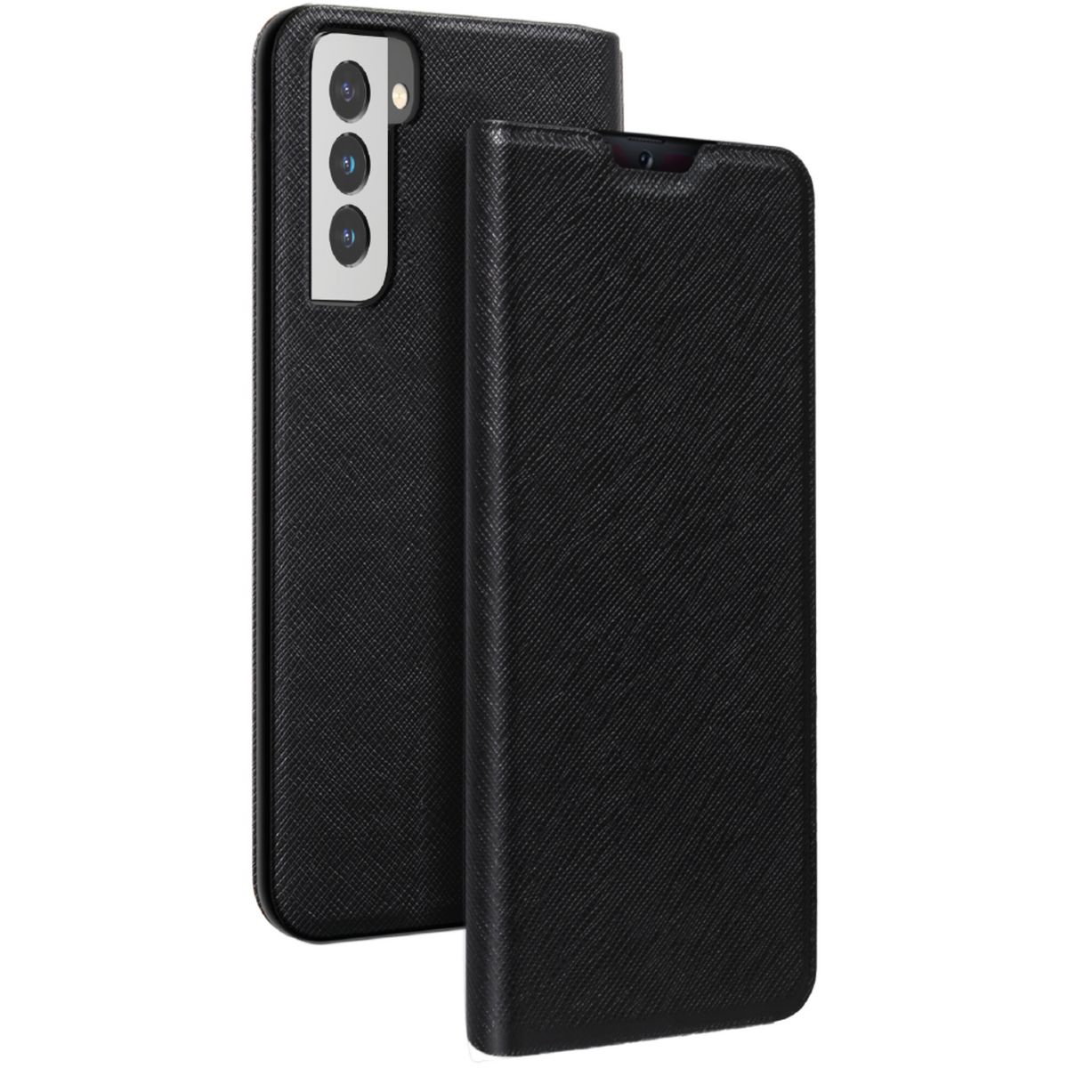 BBC Etui folio pour Samsung G S21 FE - Noir
