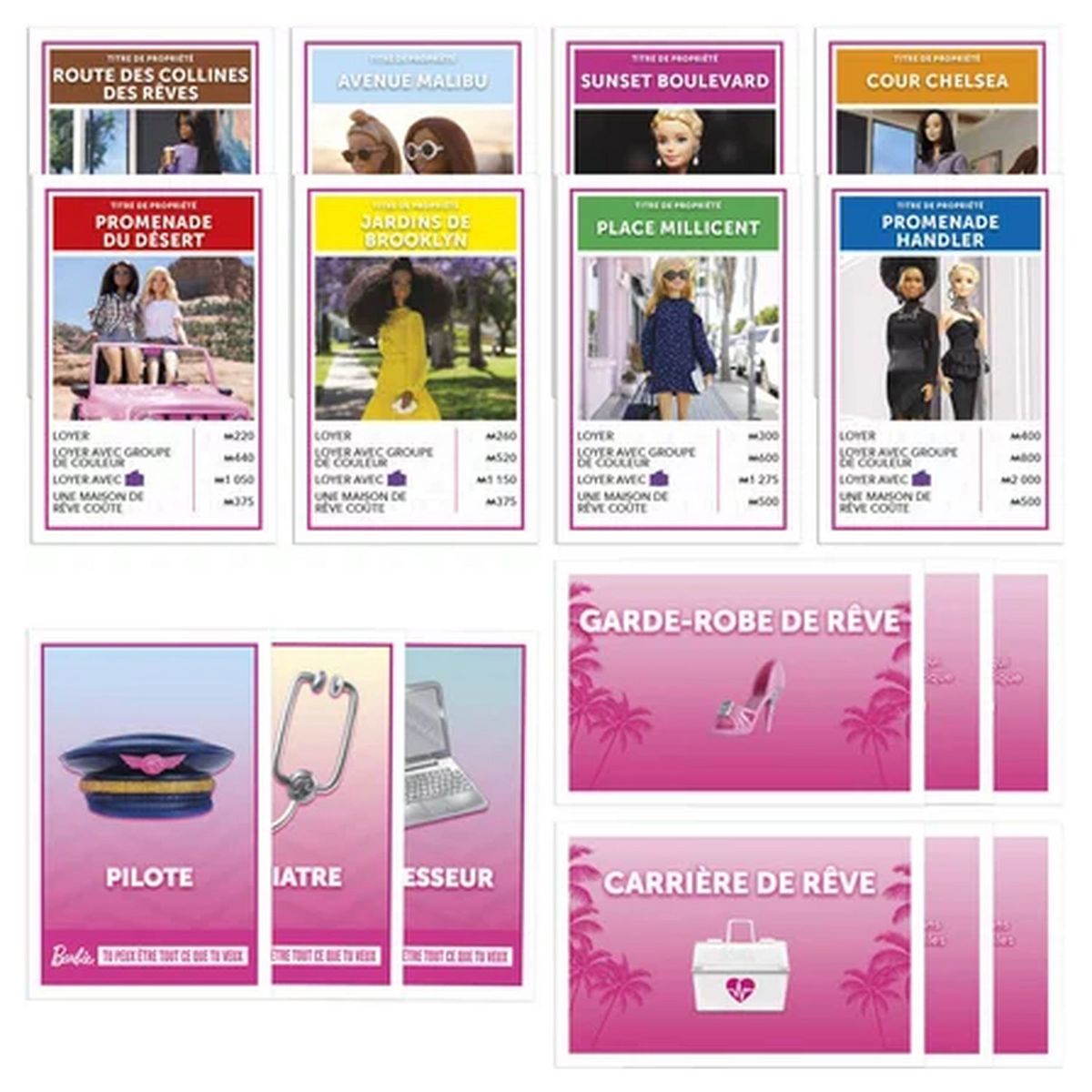 HASBRO Jeu Monopoly Barbie