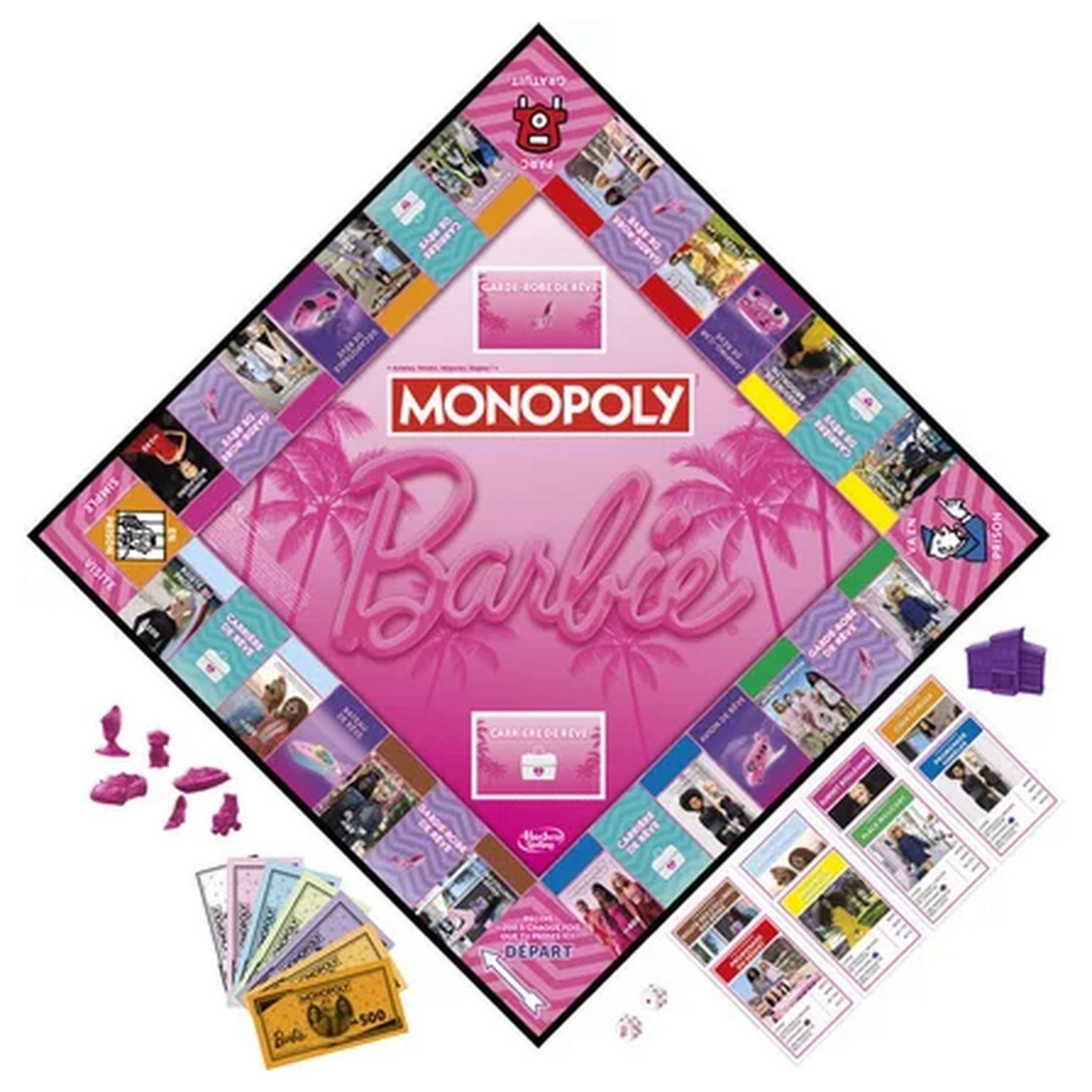 Voir la diapositive 3 : HASBRO Jeu Monopoly Barbie