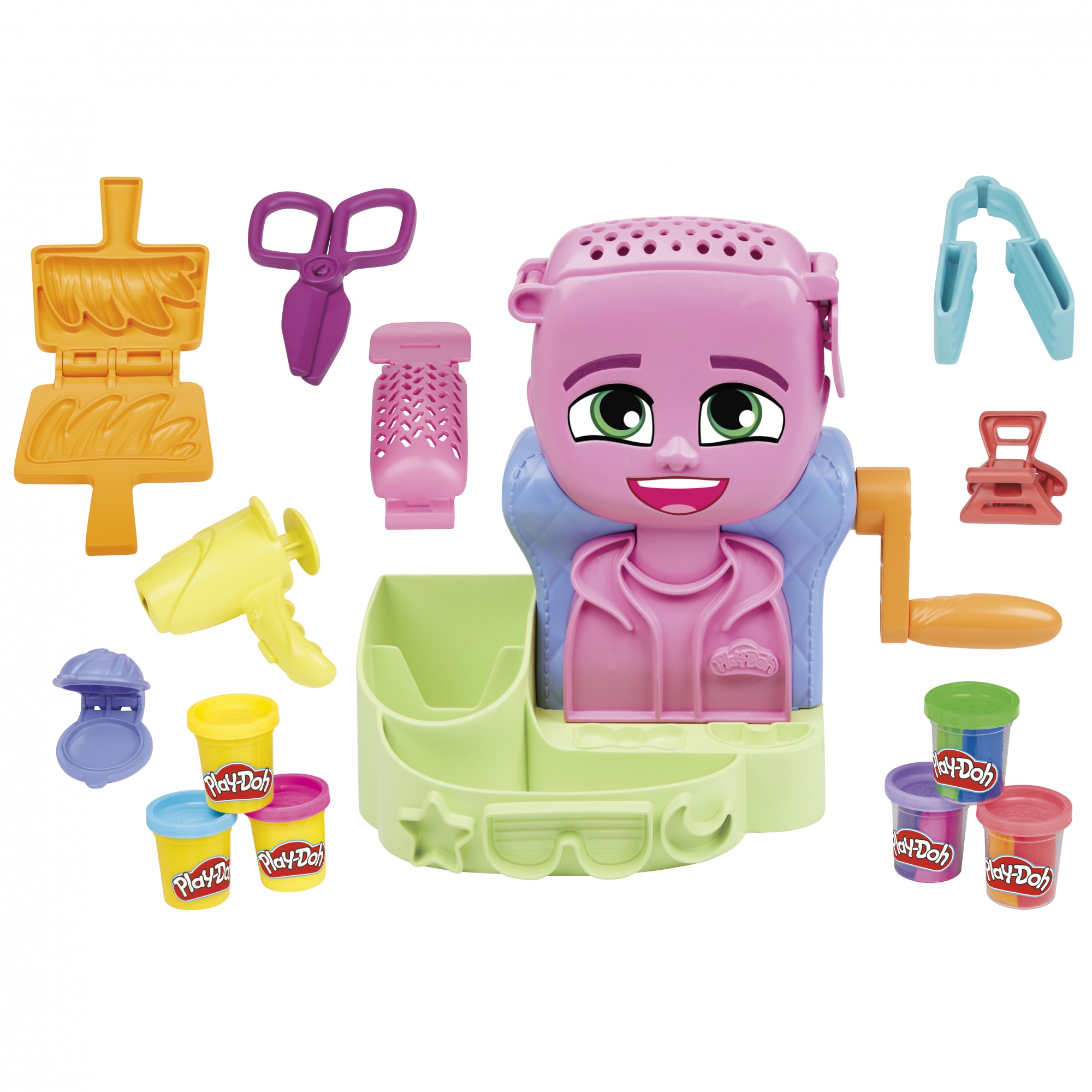 Voir la diapositive 2 : HASBRO Pâte à modeler Salon de coiffure