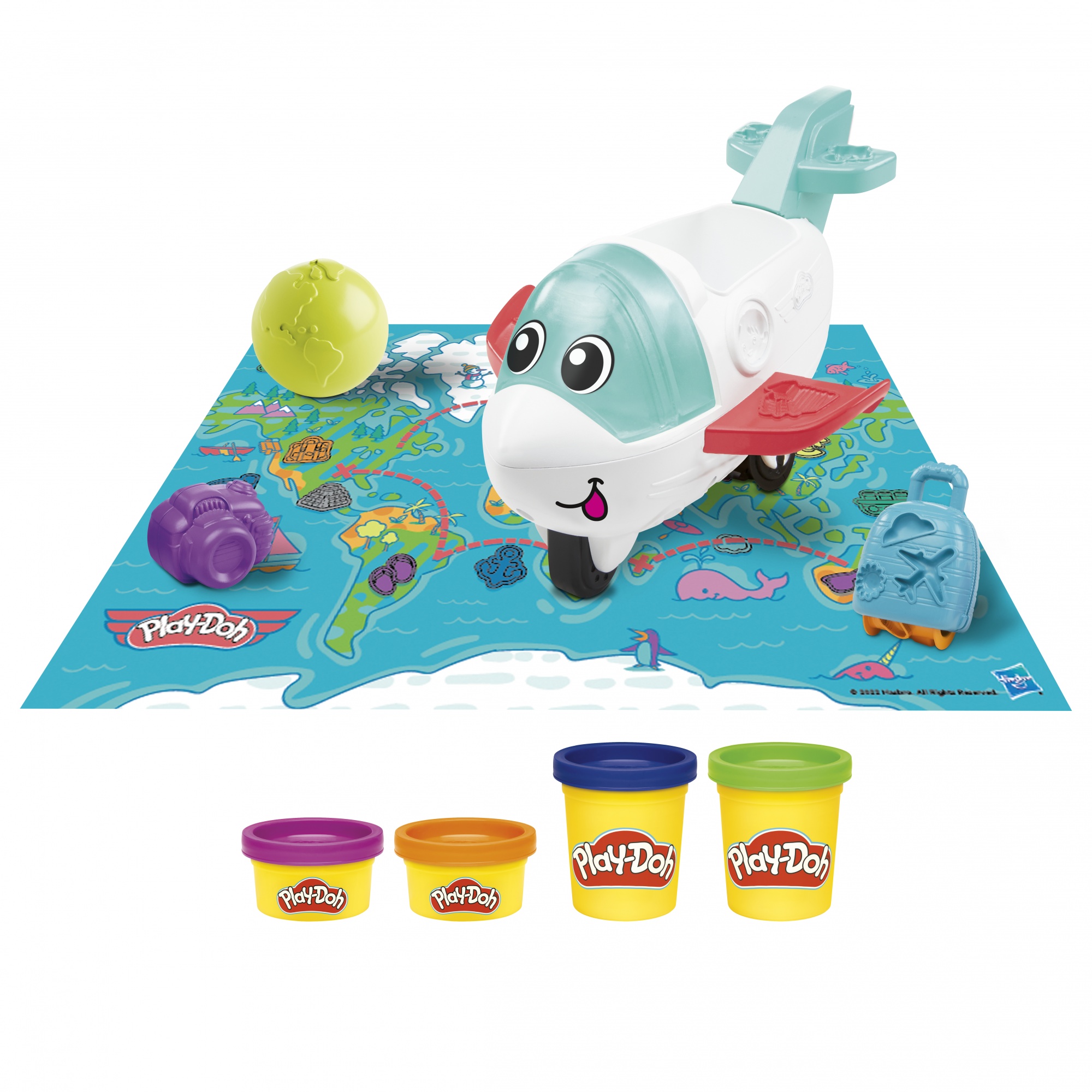 Voir la diapositive 5 : HASBRO Pâte à modeler Mon Avion des découvertes