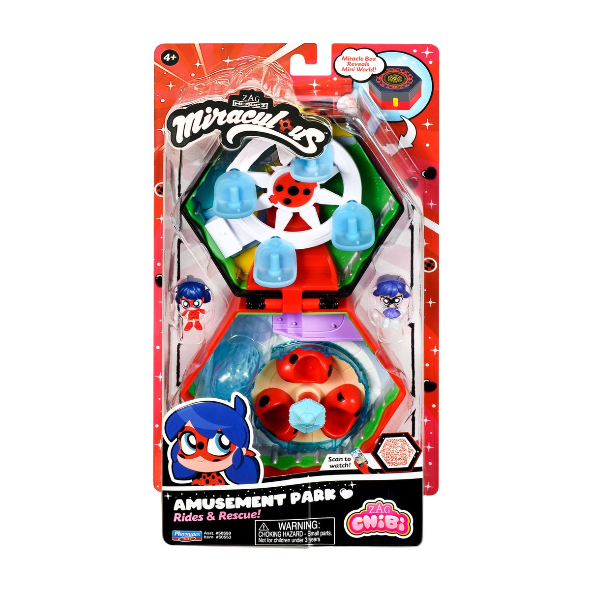 BANDAI Miraculous mini univers Chibi - Parc d'attraction