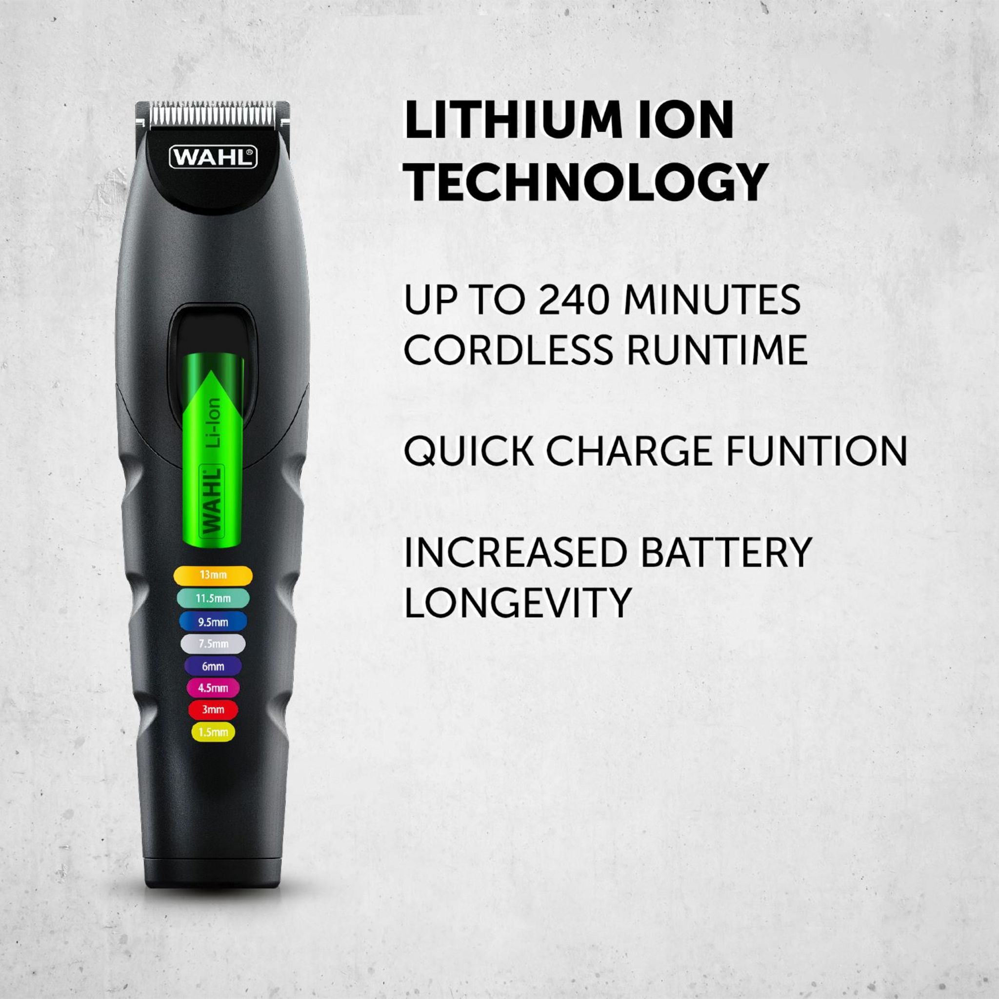 Voir la diapositive 6 : WAHL Tondeuse multifonction 09893.0464 - Noir