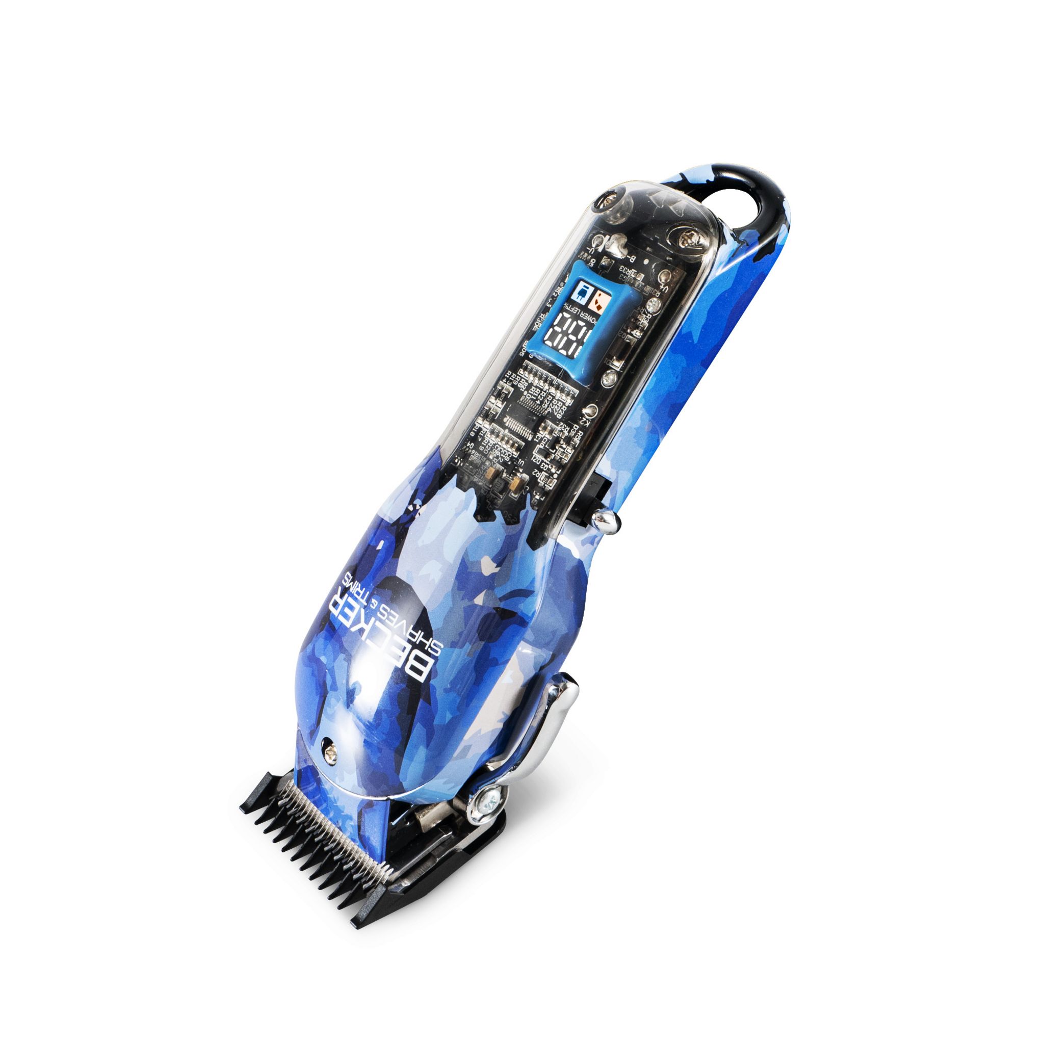 Voir la diapositive 3 : BECKER SHAVES & TRIMS Tondeuse cheveux et barbe BLUE MOTION - Bleu