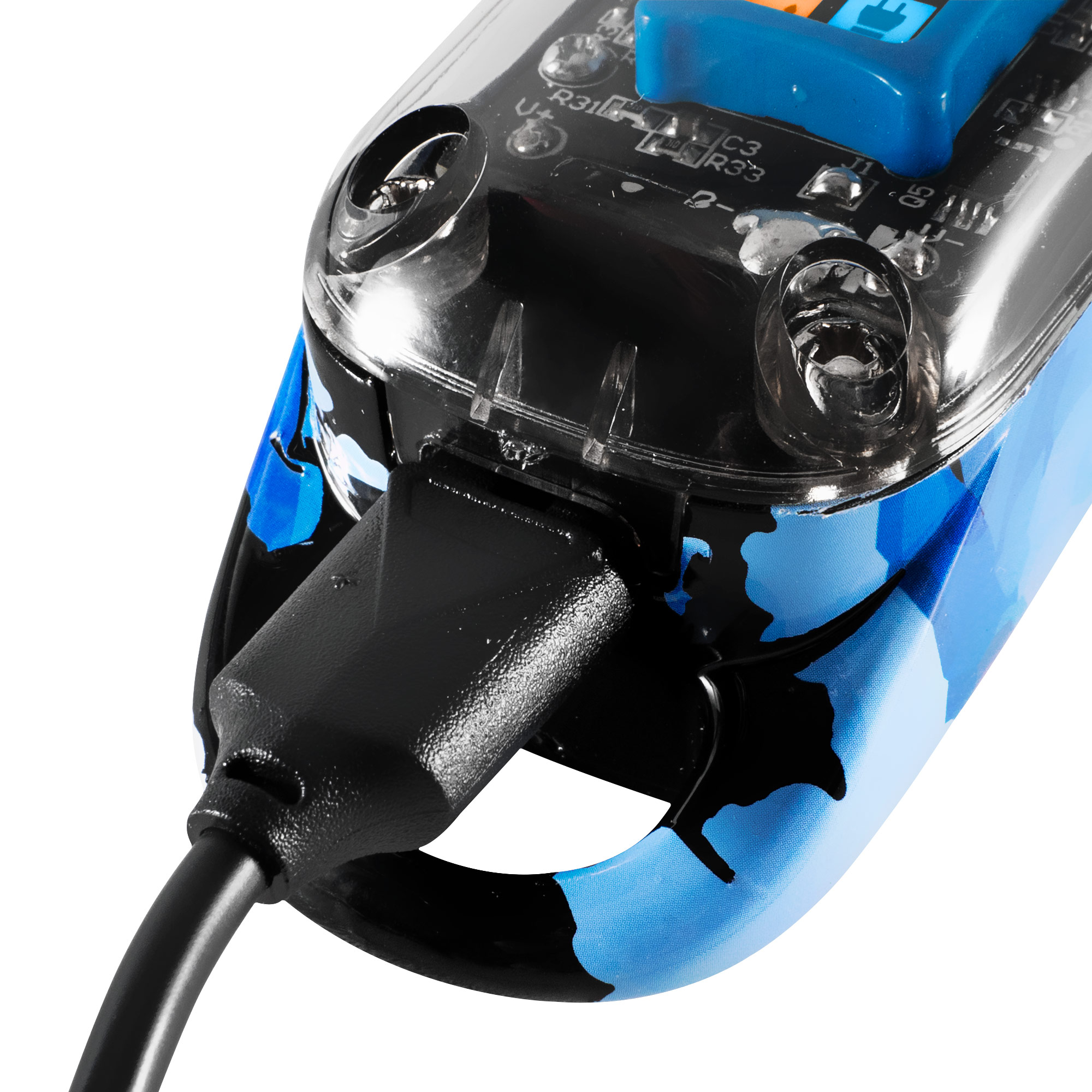 Voir la diapositive 8 : BECKER SHAVES & TRIMS Tondeuse cheveux et barbe BLUE MOTION - Bleu