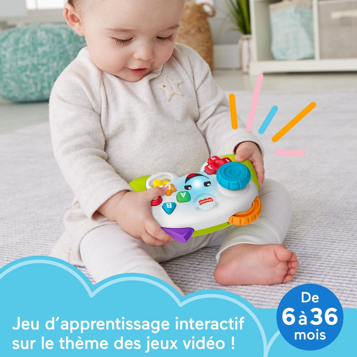 MATTEL Manette de jeu et d'apprentissage