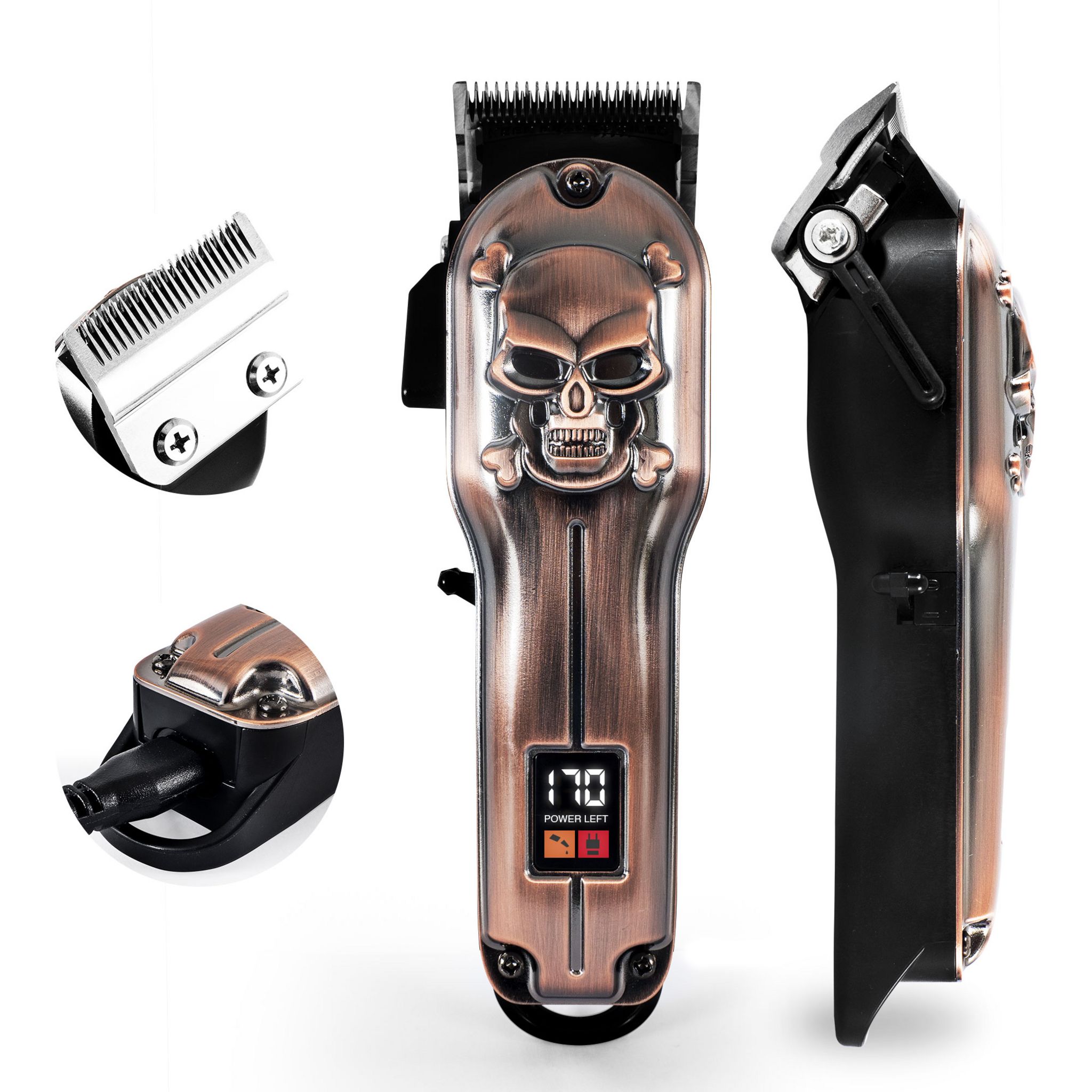 Voir la diapositive 4 : BECKER SHAVES & TRIMS Kit tondeuse et rasoir sans fil STRIMS LAB - Multicouleur
