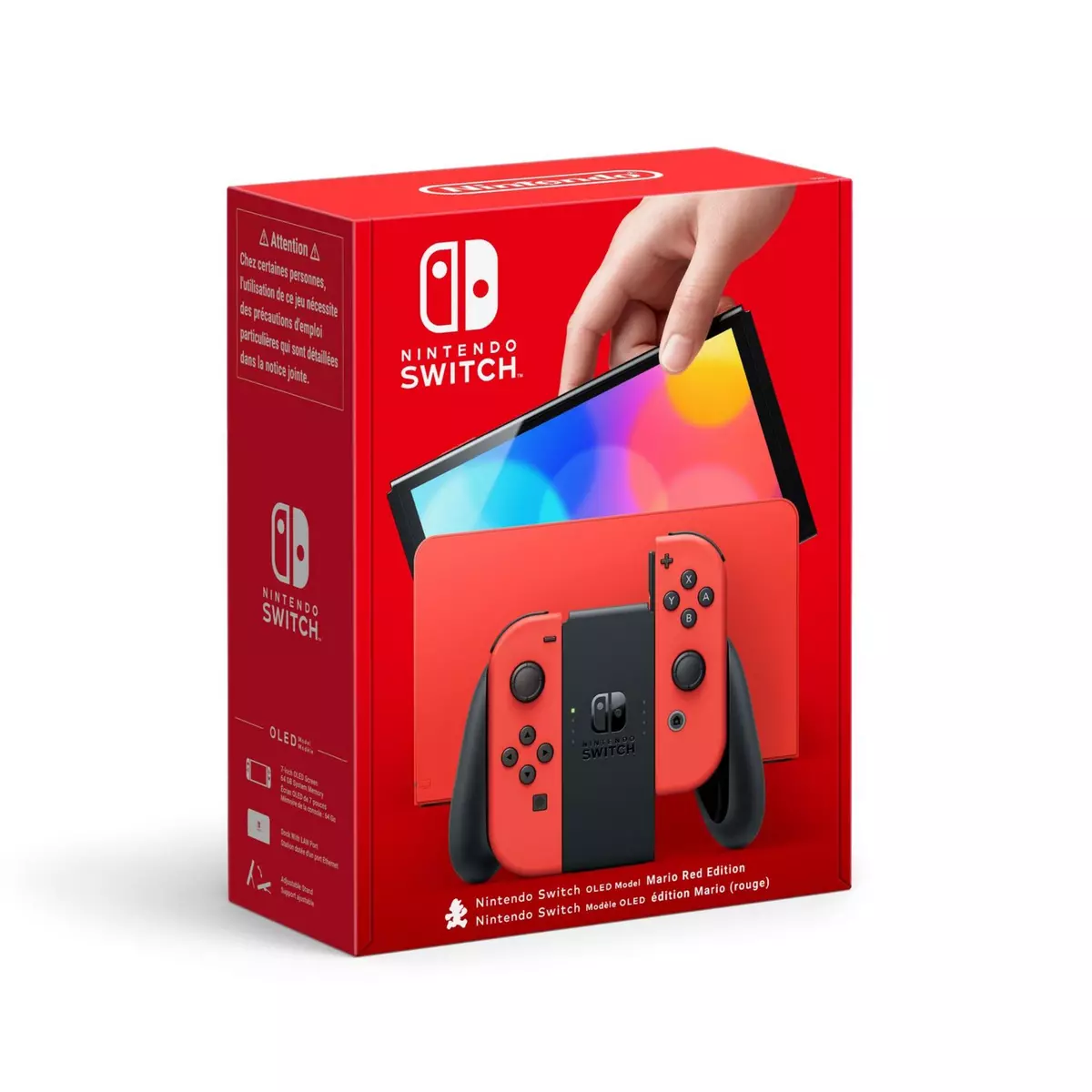 NINTENDO Console Nintendo Switch OLED Édition Mario Rouge