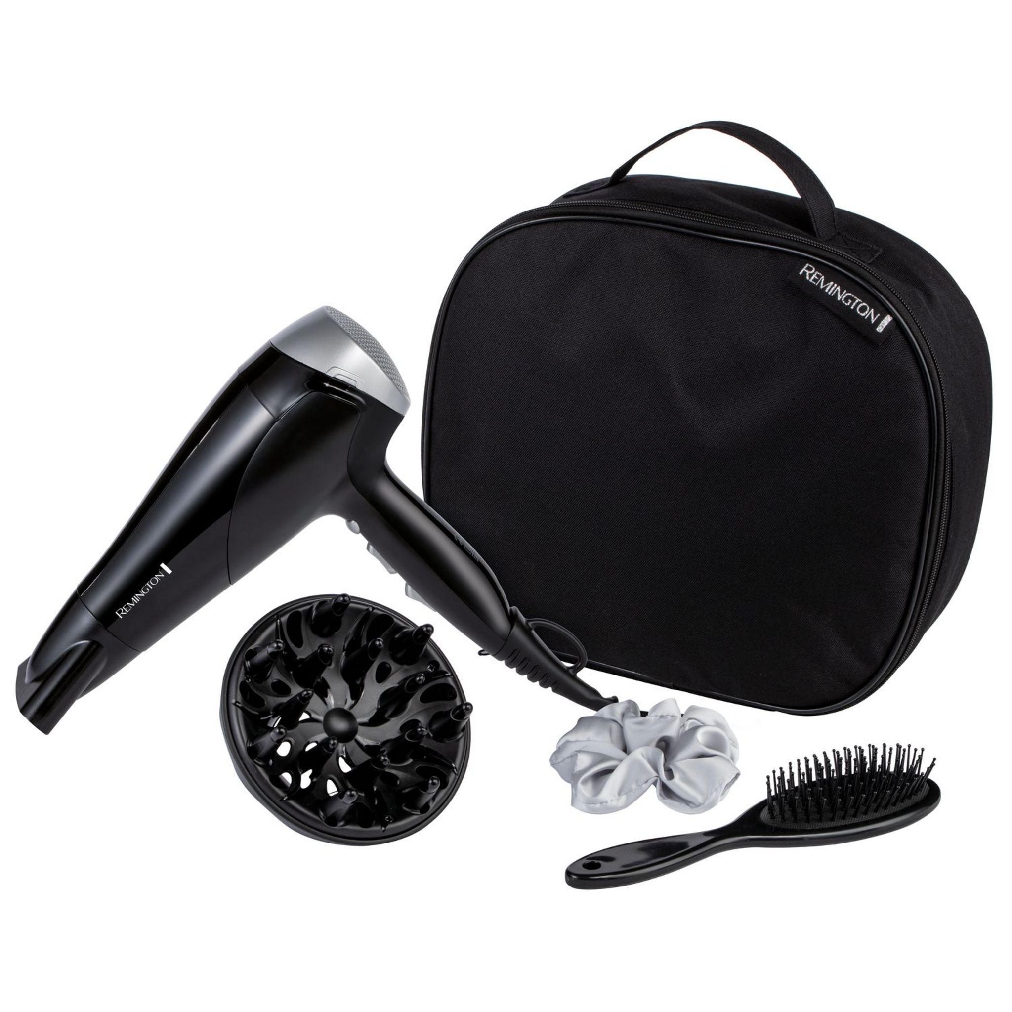Voir la diapositive 2 : REMINGTON Coffret sèche cheveux D3171GP - Noir