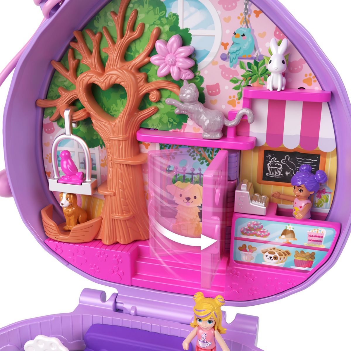 MATTEL Coffret café du Hérisson Polly Pocket