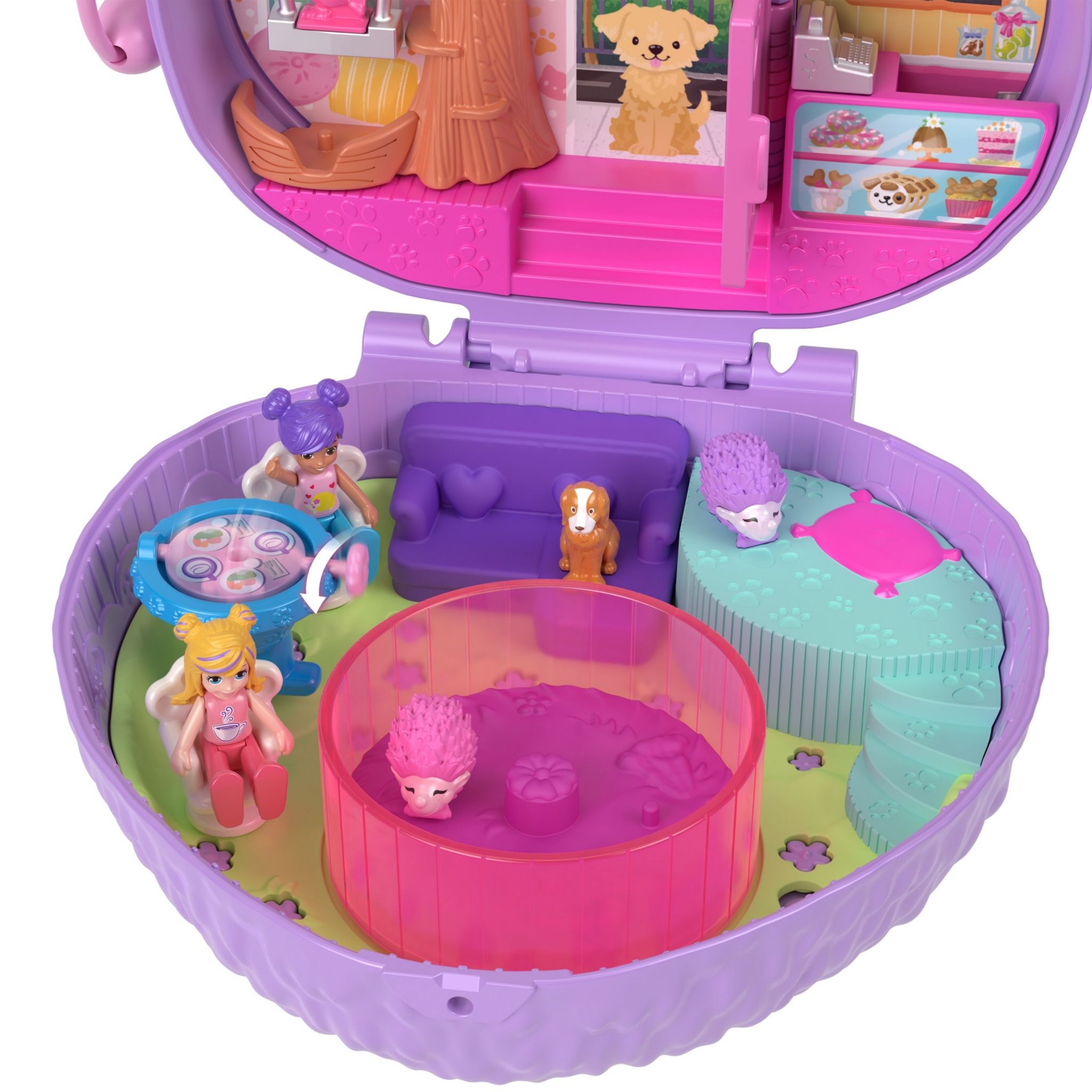 Voir la diapositive 6 : MATTEL Coffret café du Hérisson Polly Pocket