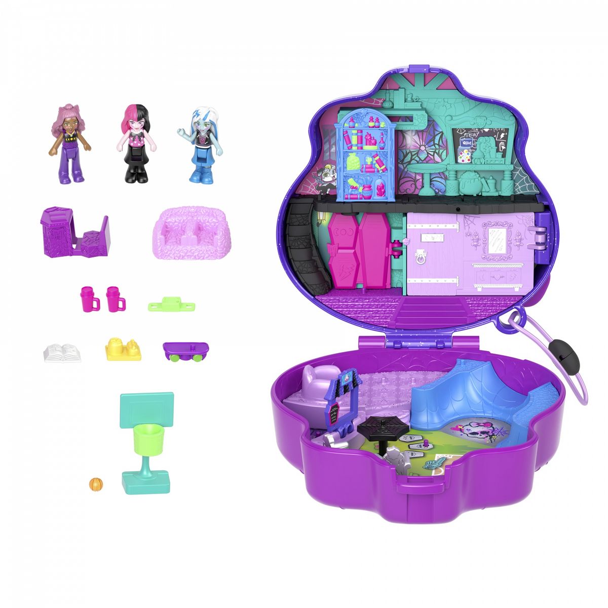 MATTEL Coffret Monster High - Polly Pocket