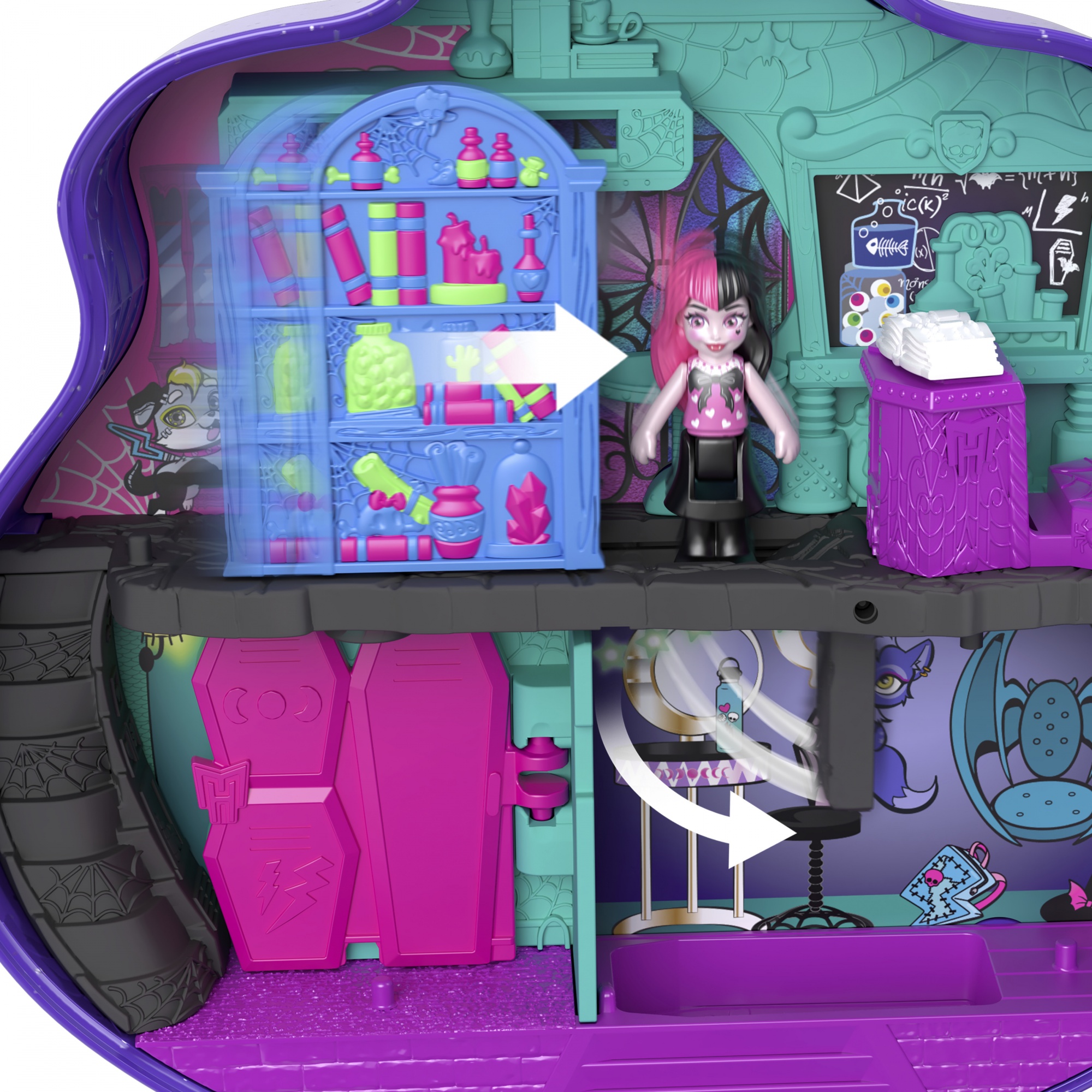Voir la diapositive 15 : MATTEL Coffret Monster High - Polly Pocket