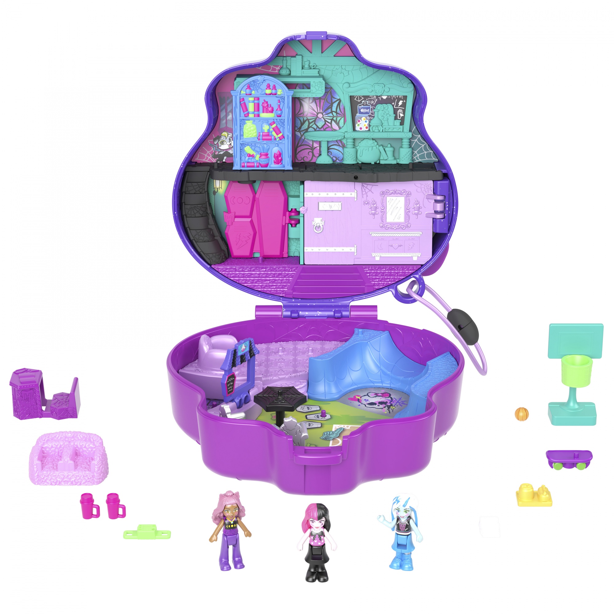 Voir la diapositive 3 : MATTEL Coffret Monster High - Polly Pocket