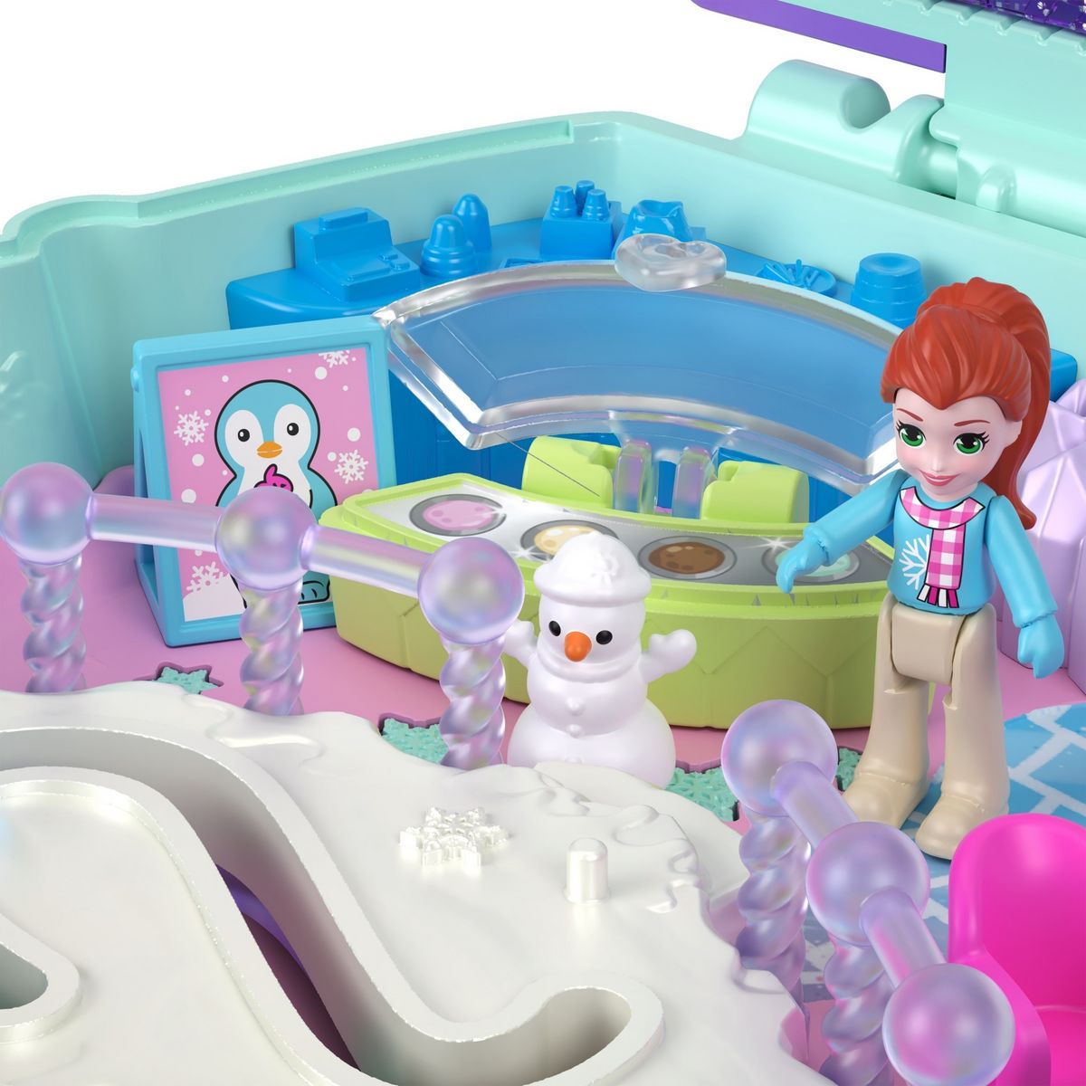 MATTEL Coffret manchot à la neige Polly Pocket