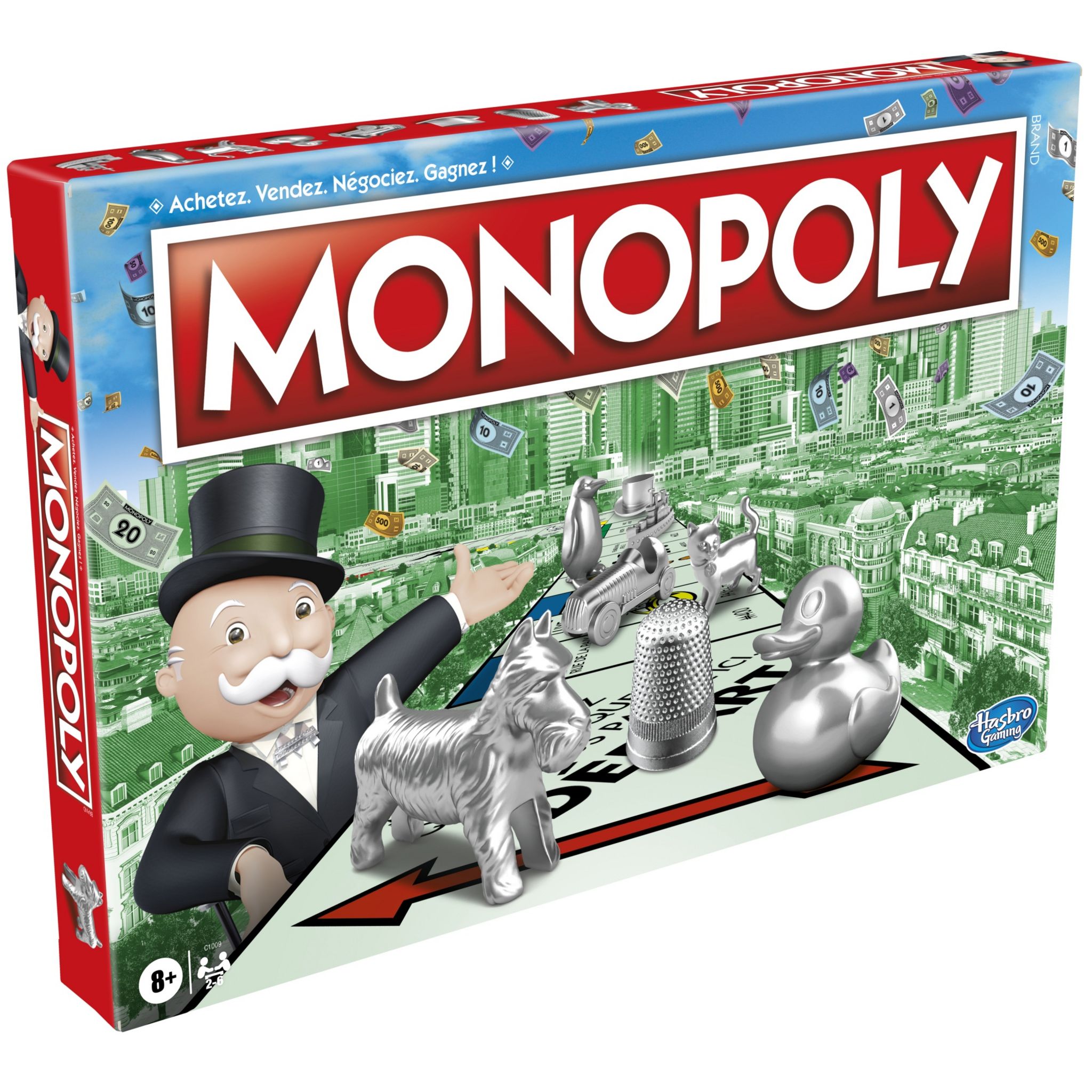 Voir la diapositive 3 : HASBRO Jeu Monopoly Classique