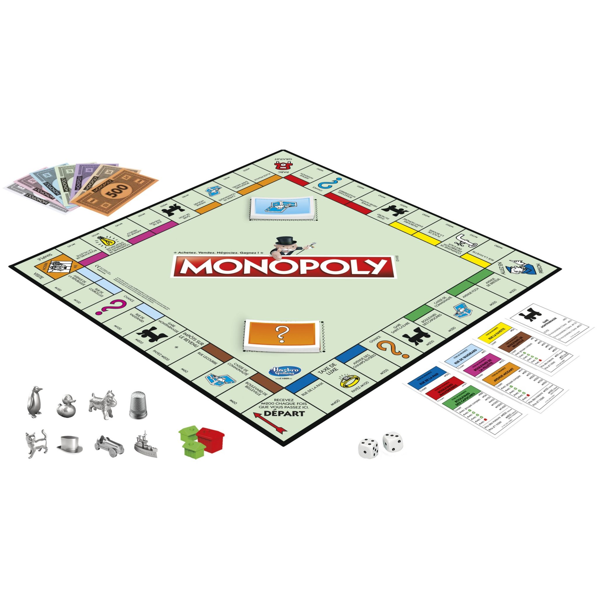 Voir la diapositive 5 : HASBRO Jeu Monopoly Classique