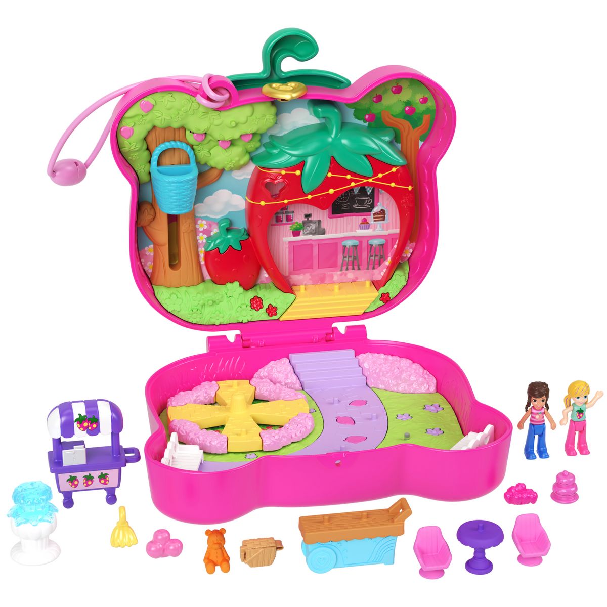 MATTEL Coffret Ourson fraise Polly Pocket