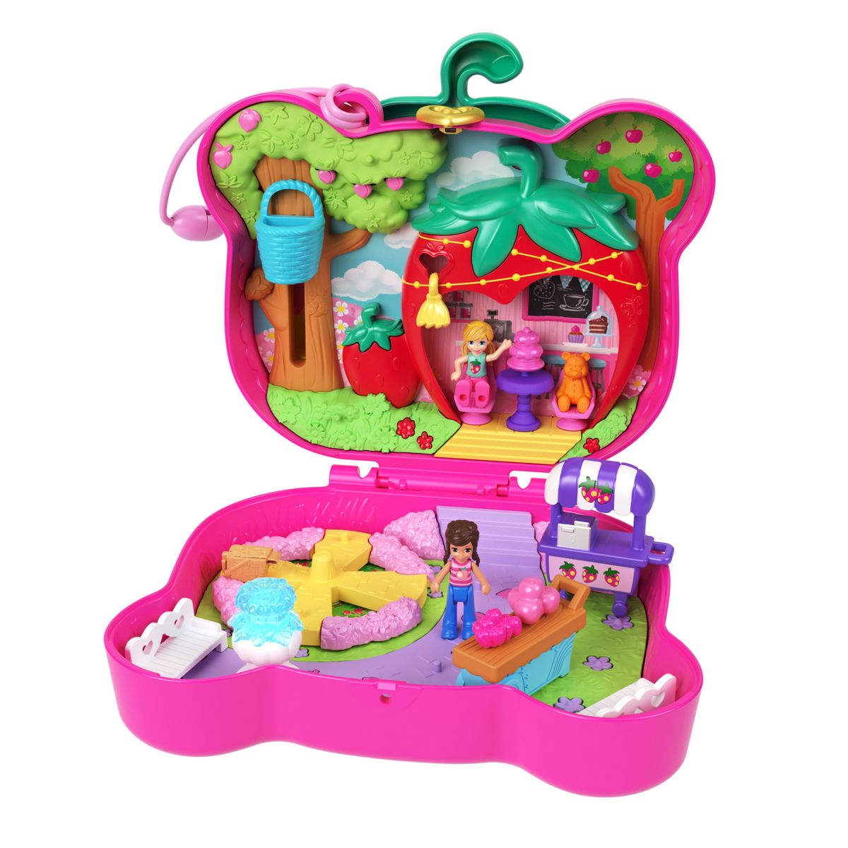 MATTEL Coffret Ourson fraise Polly Pocket
