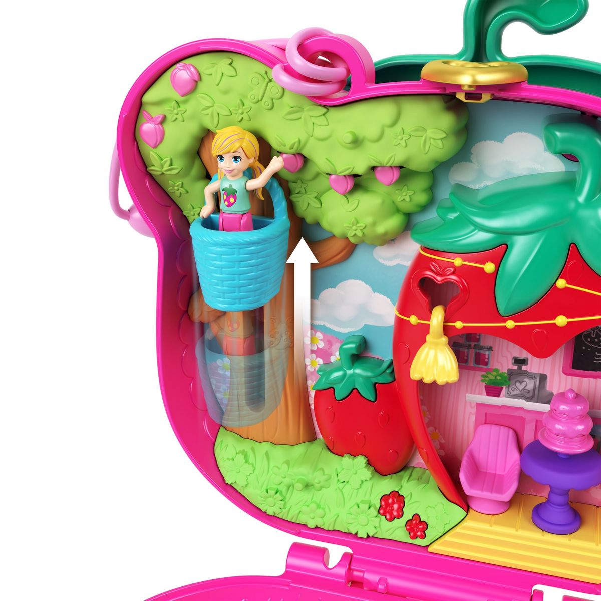 MATTEL Coffret Ourson fraise Polly Pocket