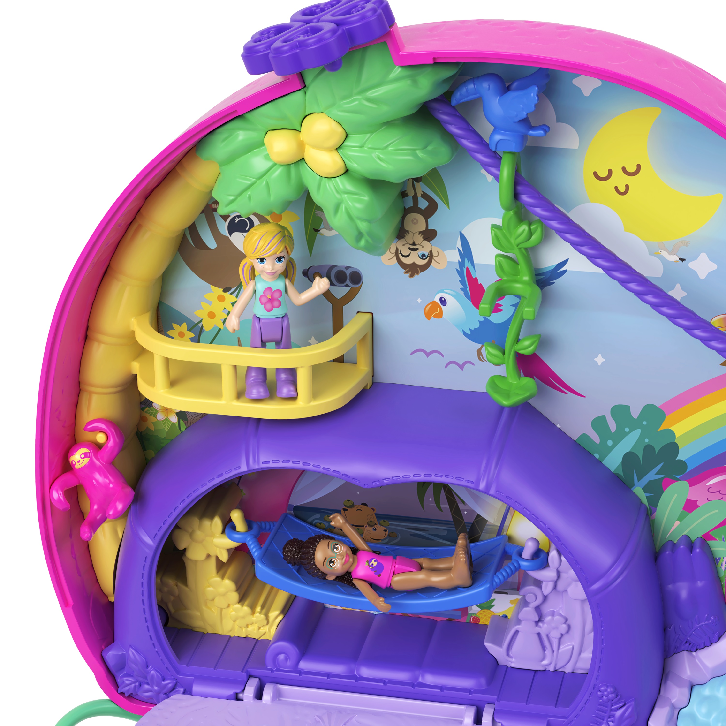 Voir la diapositive 6 : MATTEL Sac surprises paresseux Polly Pocket