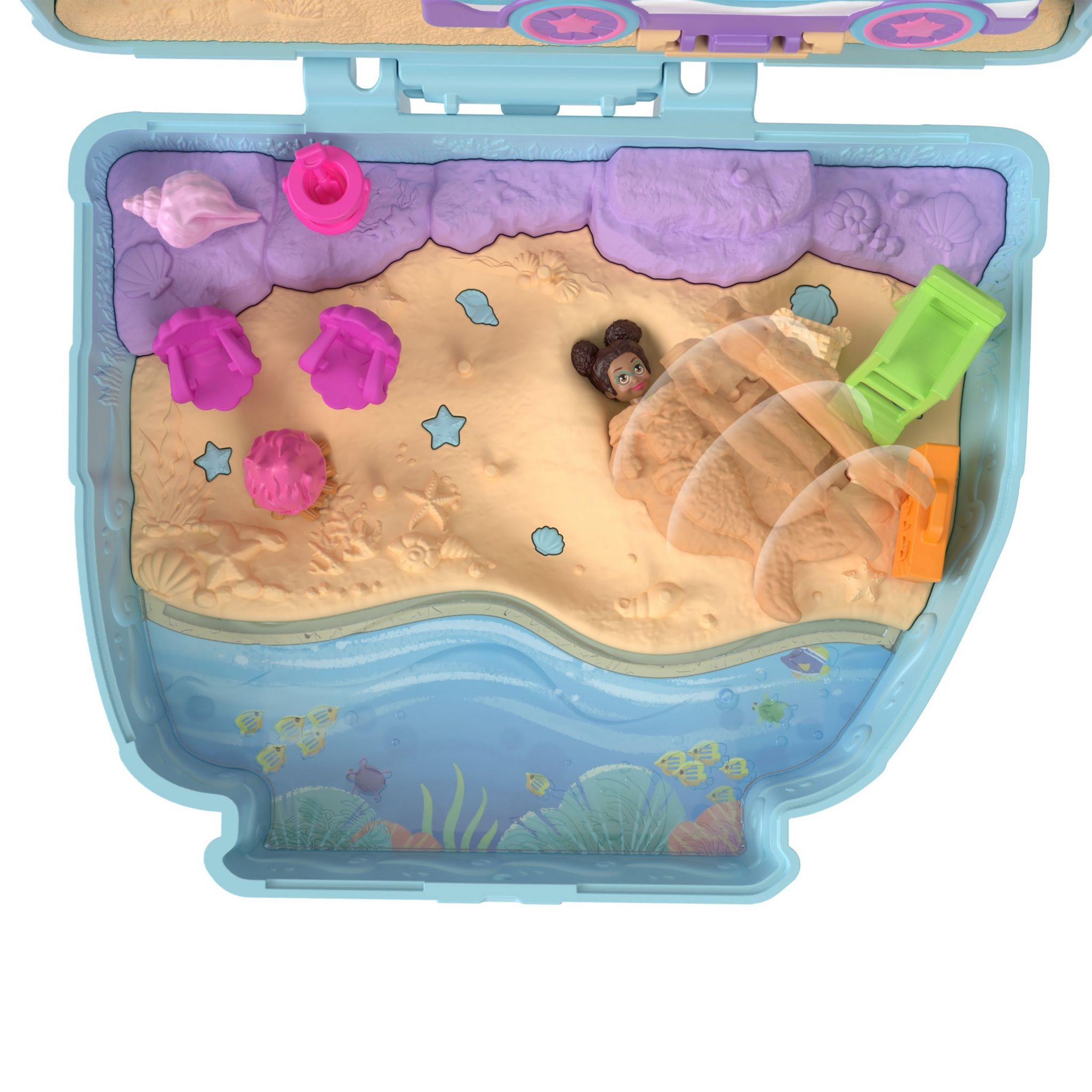 Voir la diapositive 4 : MATTEL Coffret Chiot à la plage Polly Pocket