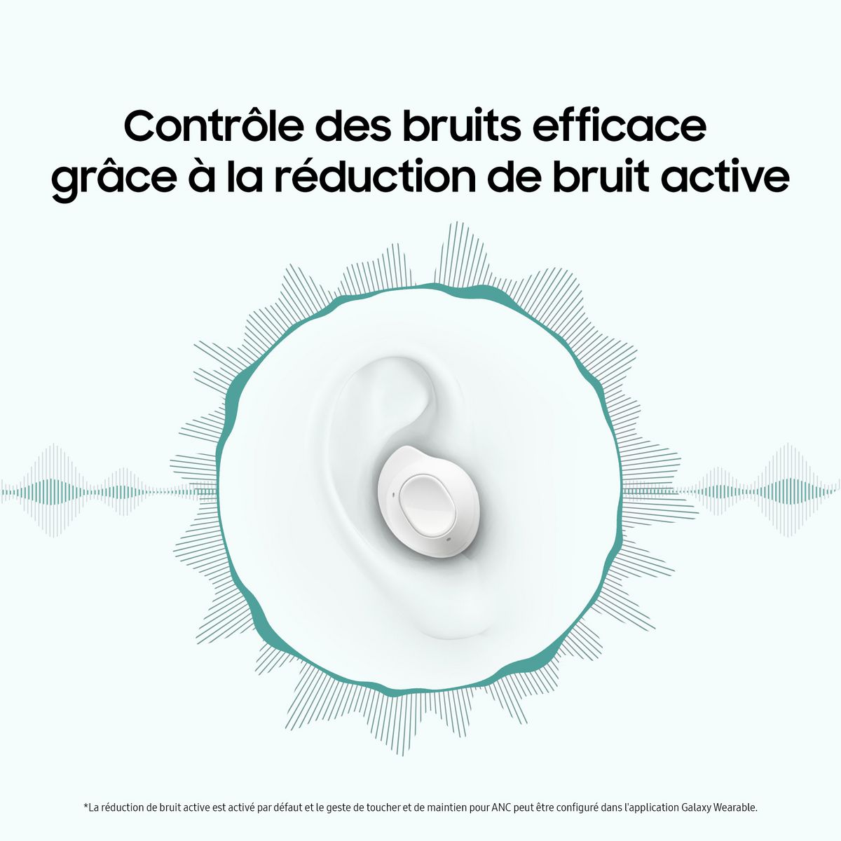 SAMSUNG Écouteurs  Galaxy Buds FE Buds avec Galaxy AI - Noir