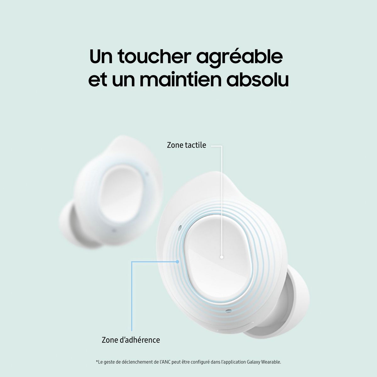 SAMSUNG Écouteurs  Galaxy Buds FE Buds avec Galaxy AI - Noir