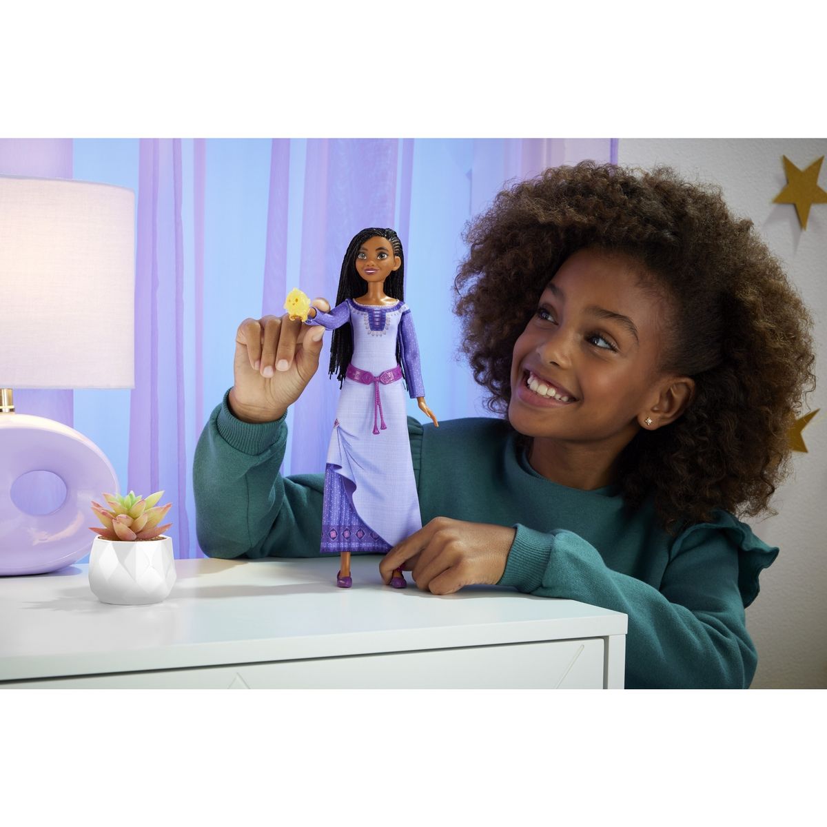 MATTEL Poupée Asha chantante - Disney Wish