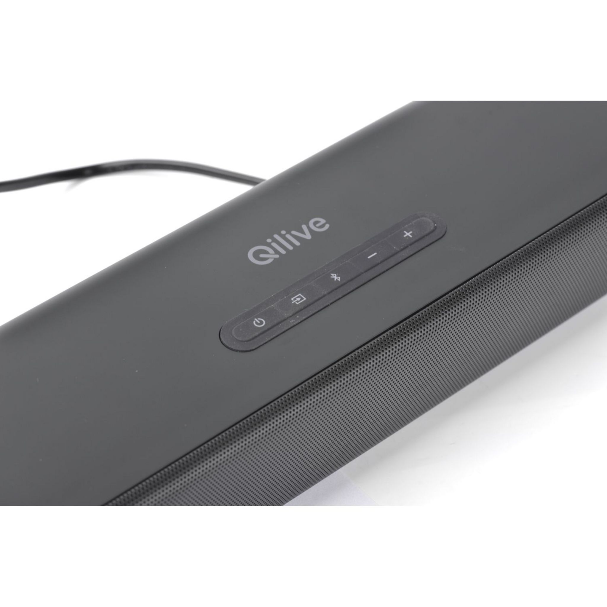 Voir la diapositive 4 : QILIVE Barre de son 2.1 Q1108 caisson de basse intégré