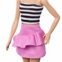 Voir la diapositive 2 : MATTEL Poupée Barbie Fashionista Top Rayé - 65 ans Barbie