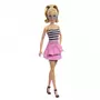MATTEL Poupée Barbie Fashionista Top Rayé - 65 ans Barbie