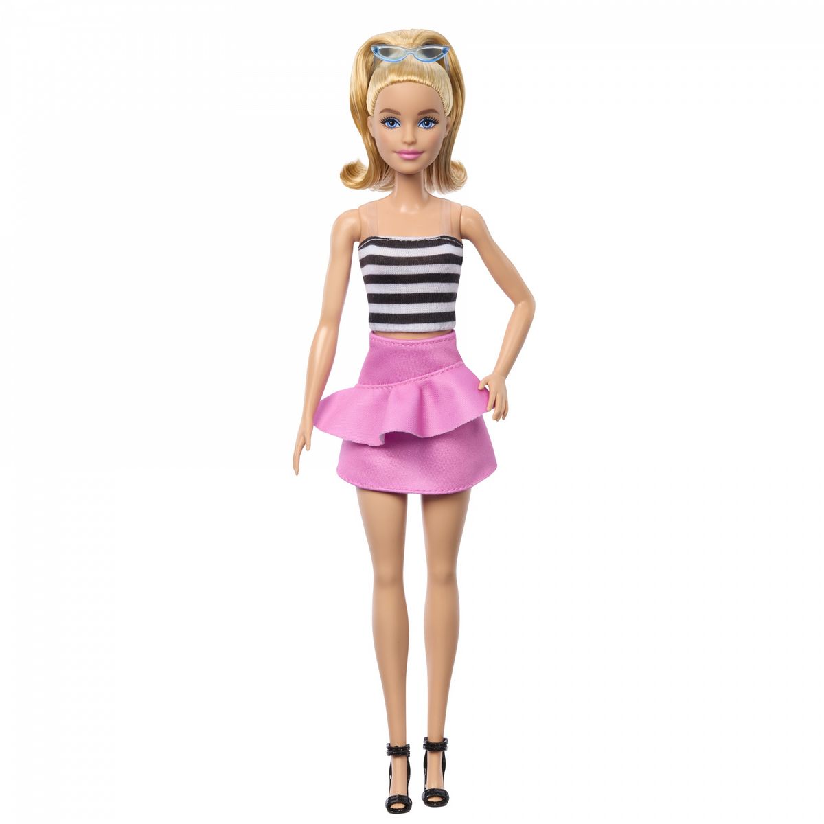 MATTEL Poupée Barbie Fashionista Top Rayé - 65 ans Barbie