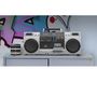 Voir la diapositive 3 : MUSE Radio portable CD enregistreur de cassette et Bluetooth - Gris