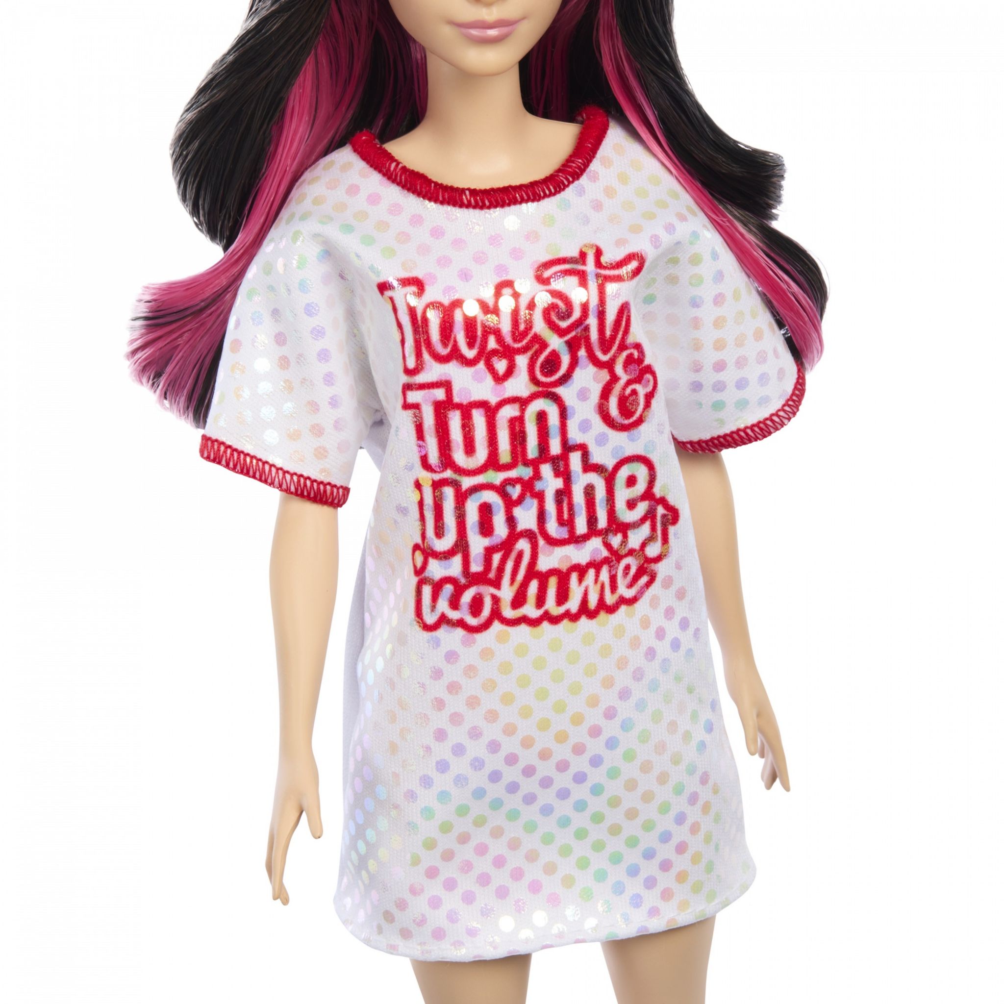 Voir la diapositive 2 : MATTEL Poupée Barbie Fashionista Robe T-Shirt