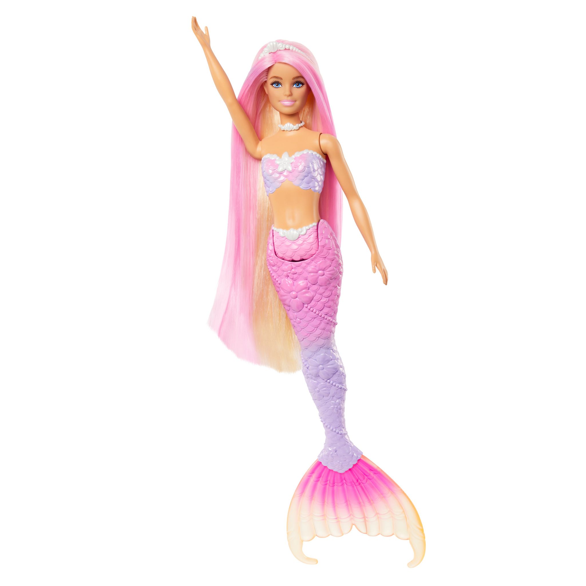 Voir la diapositive 4 : MATTEL Poupée Barbie Sirène couleurs Magiques